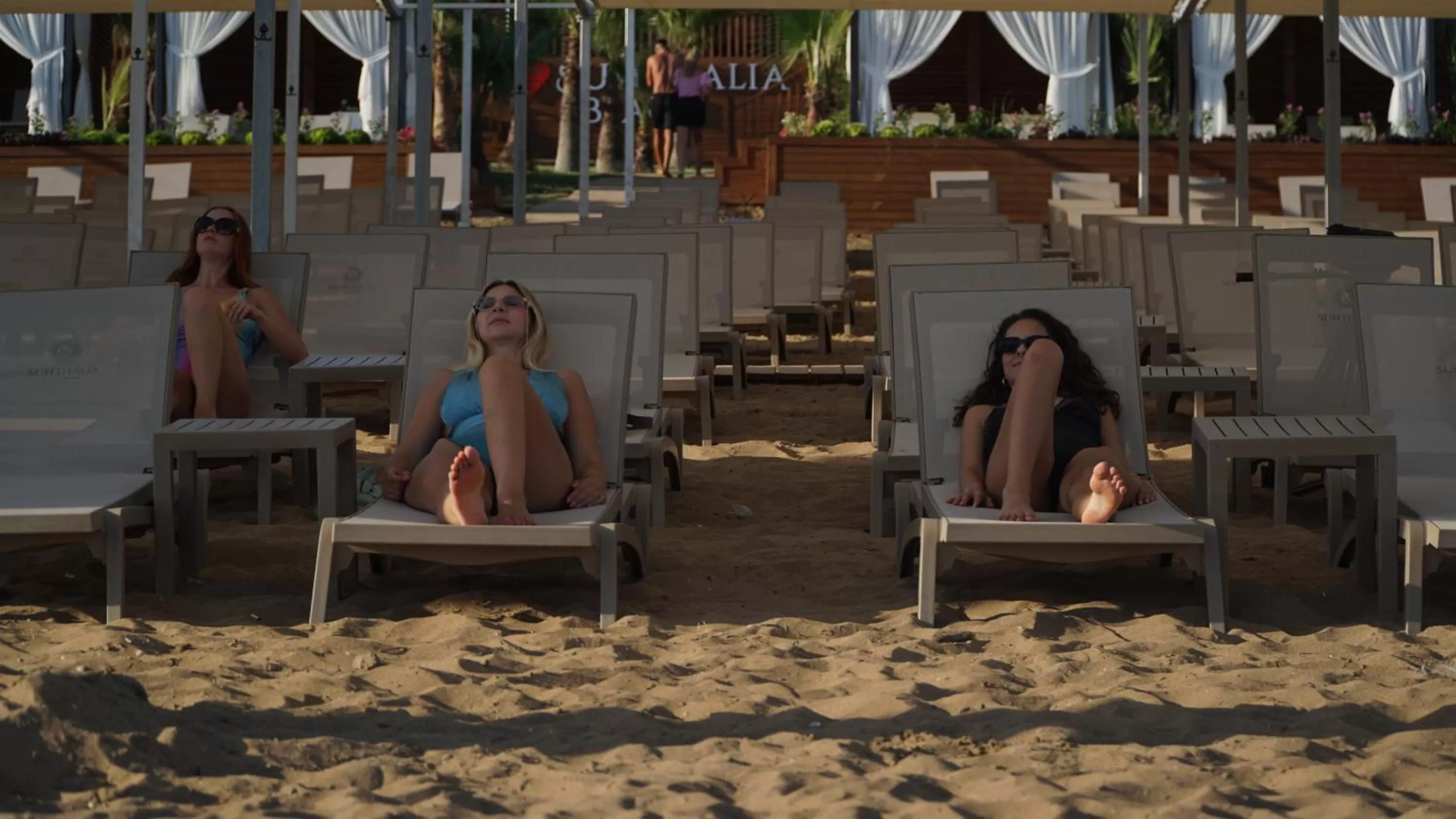 Patio in Sunthalia Hotels & Resorts Ultra All Inclusive Adults Only Party Hotel