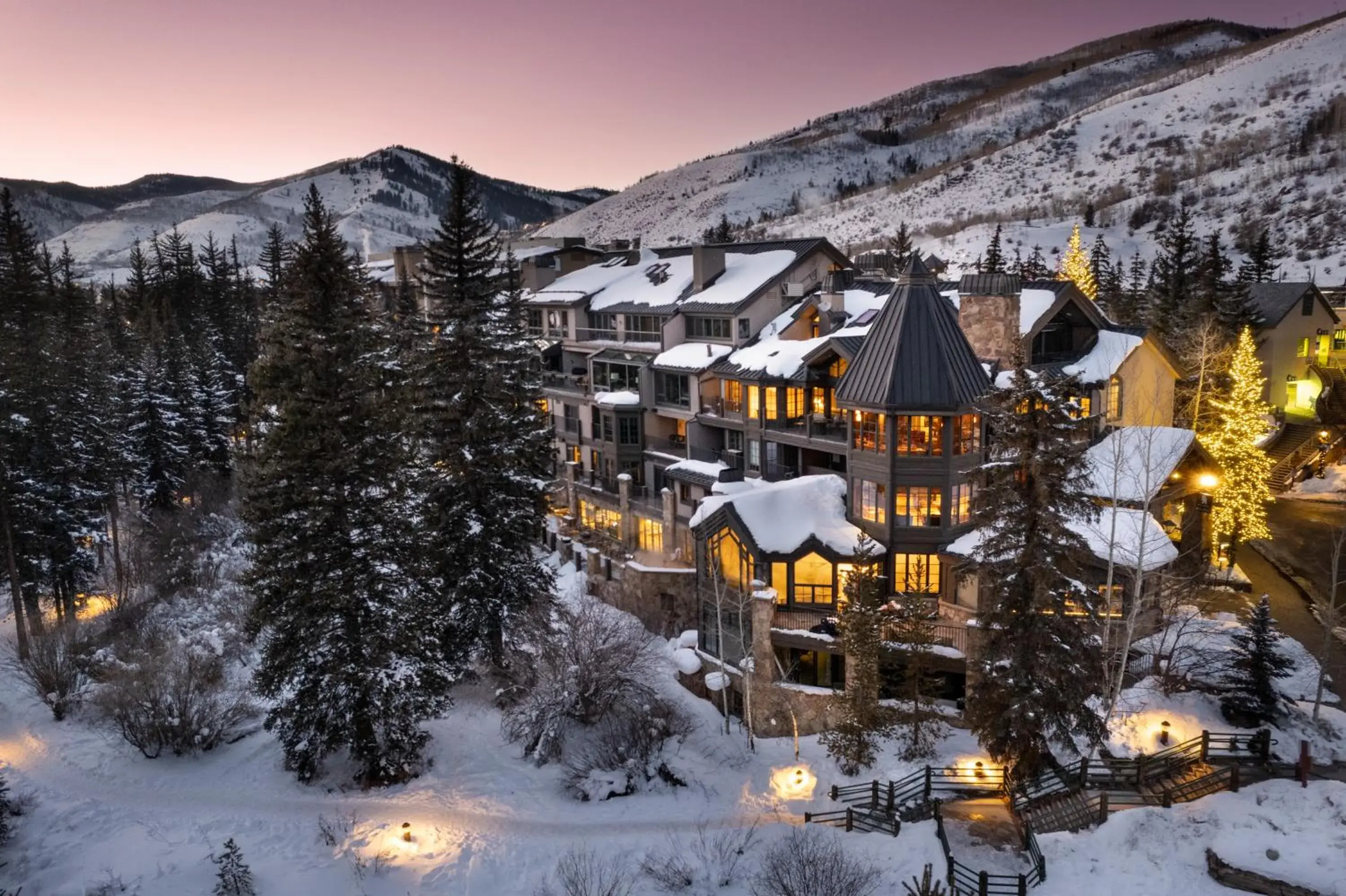 Property building, Winter in Gravity Haus Vail