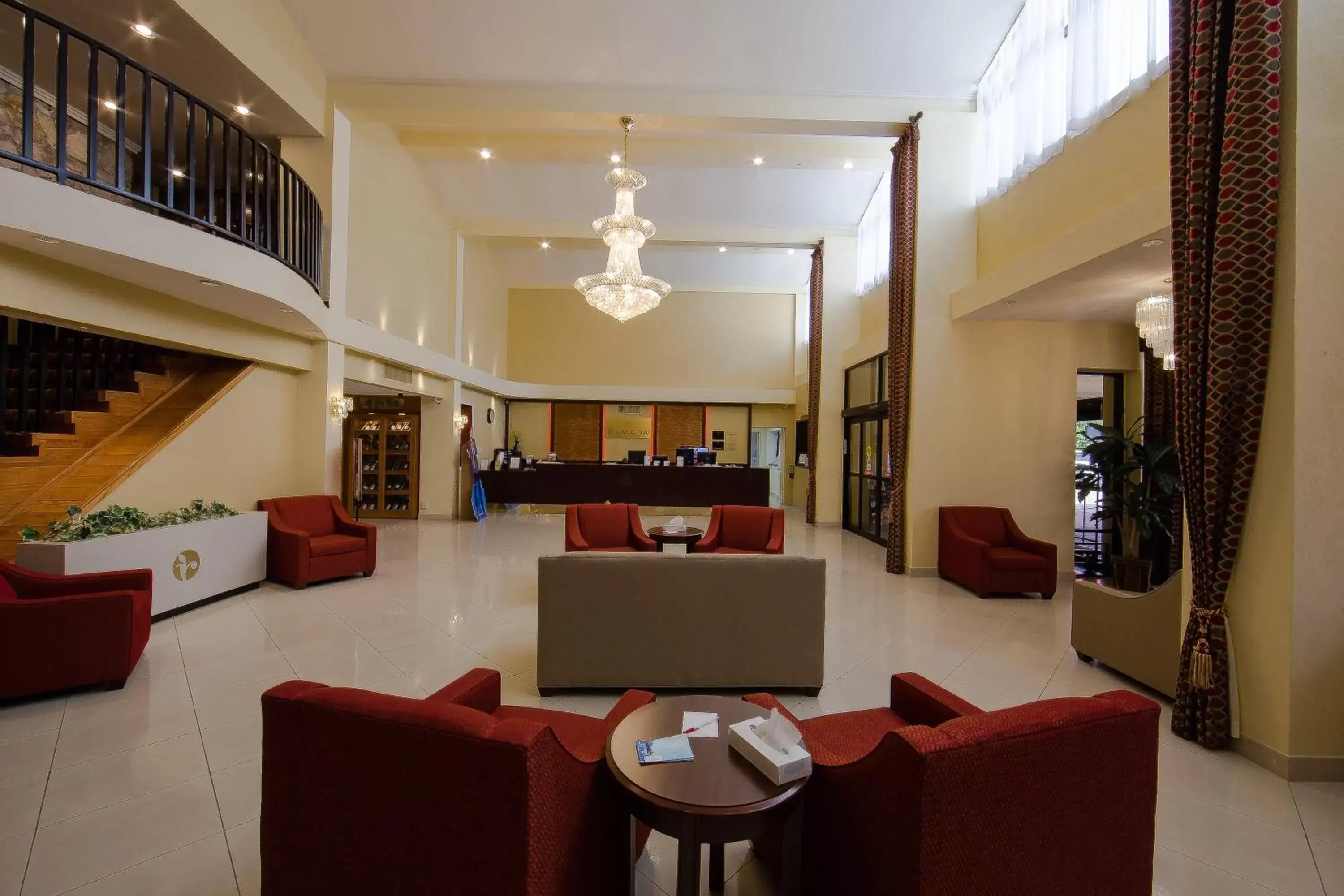 Lobby or reception, Lobby/Reception in Ramada by Wyndham Houston Intercontinental Airport East
