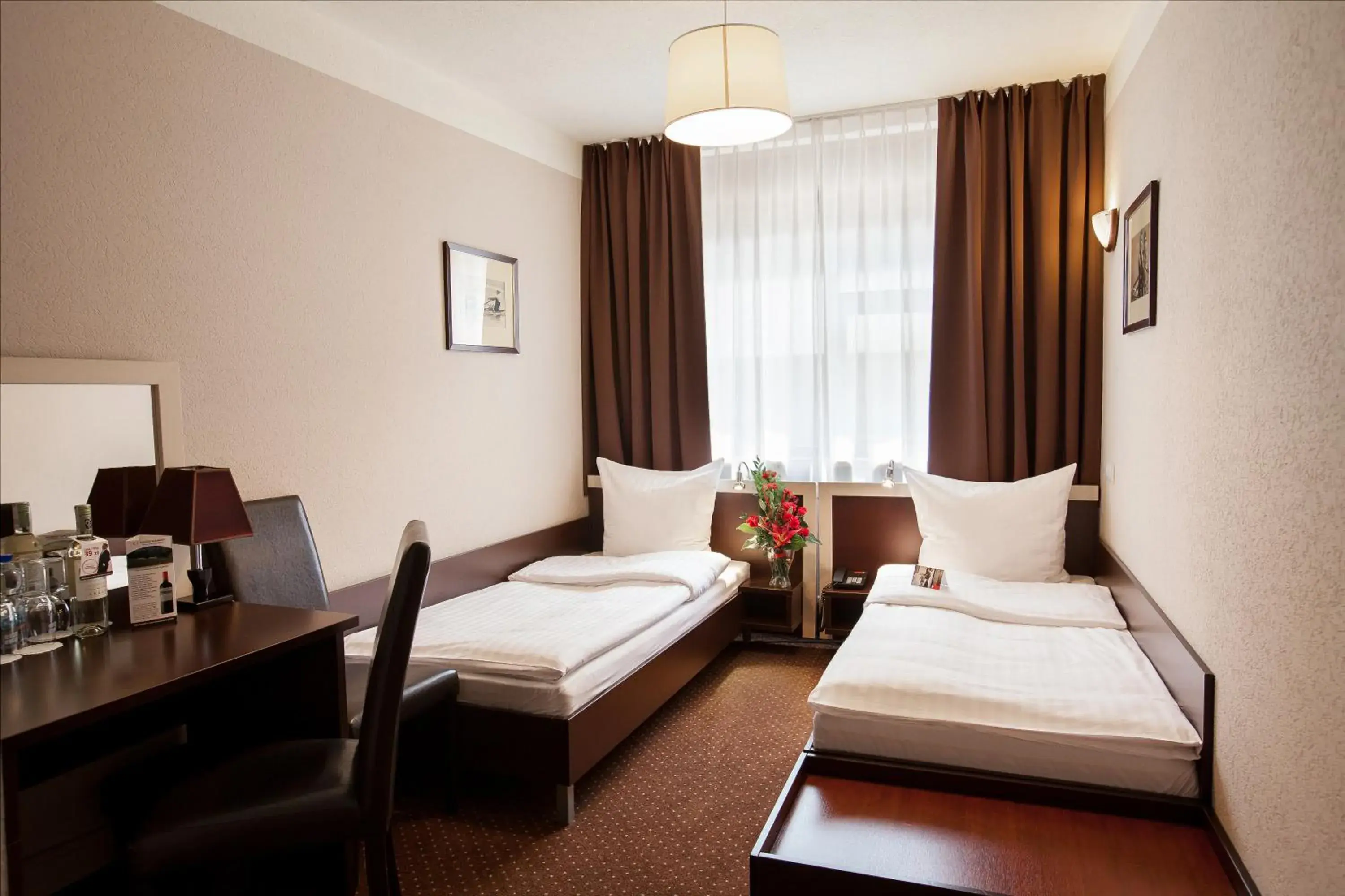 Bed in Hotel Diament Spodek