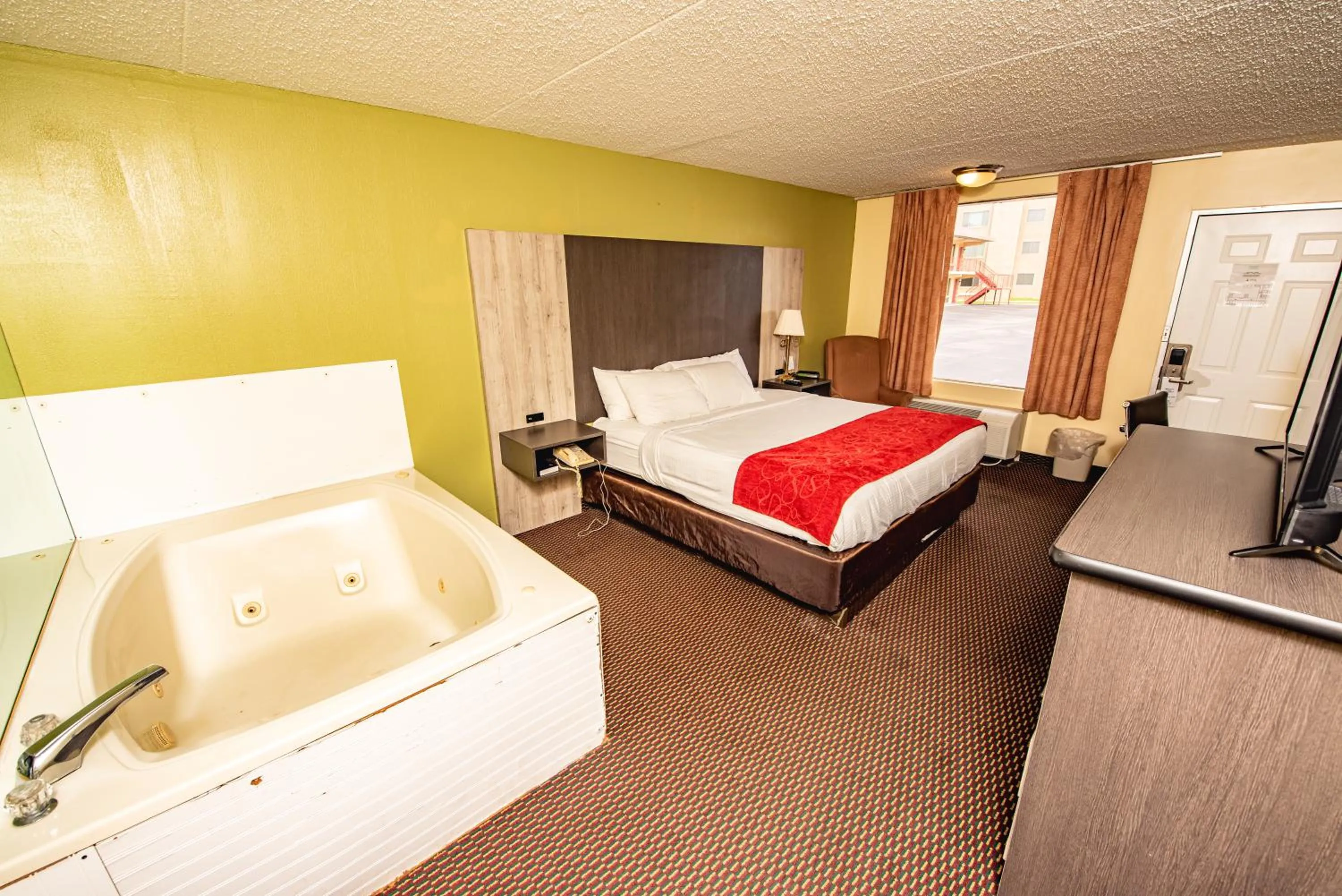 Bed in River Place Inn