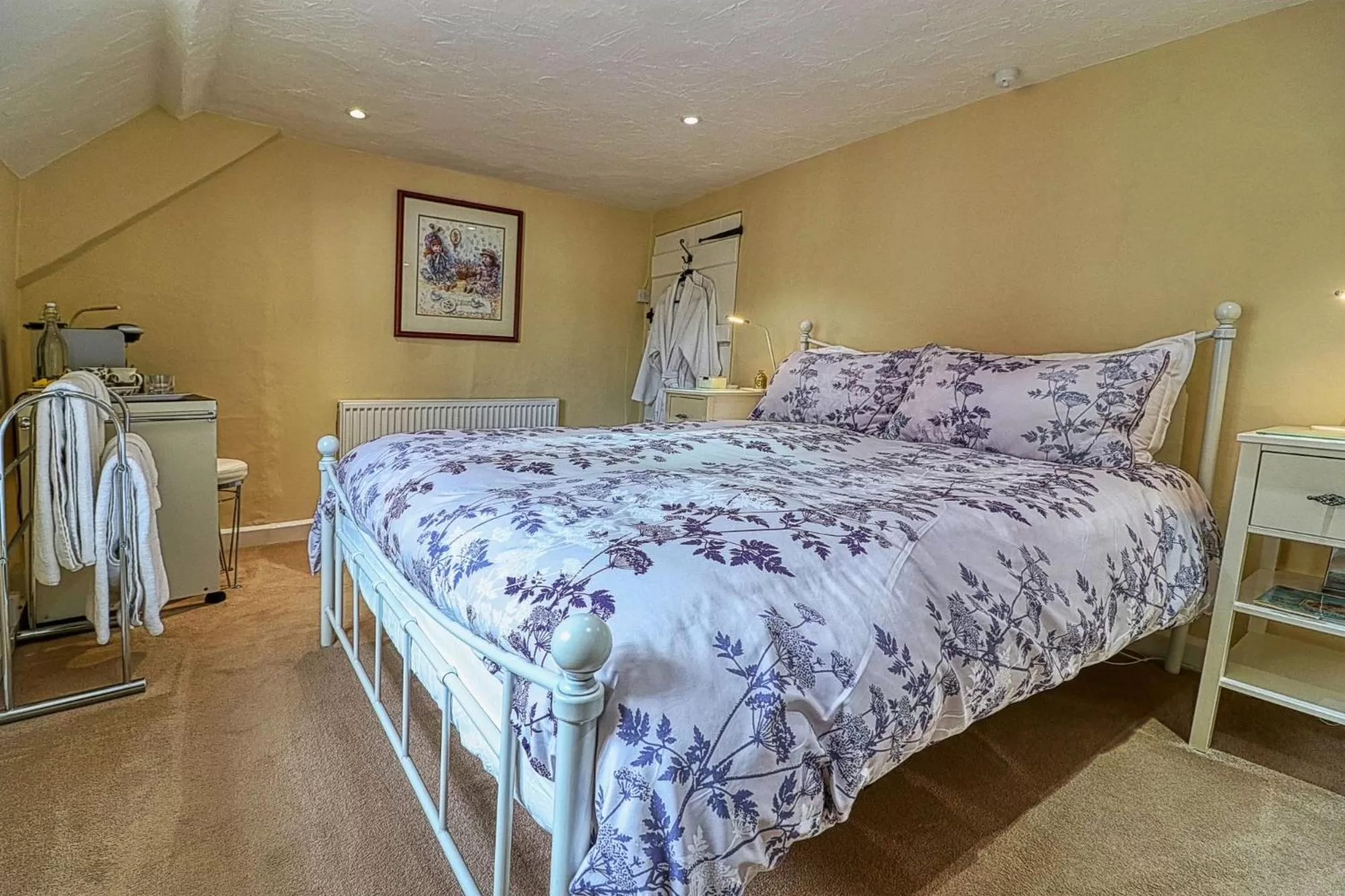 Bed in The Old Bookshop