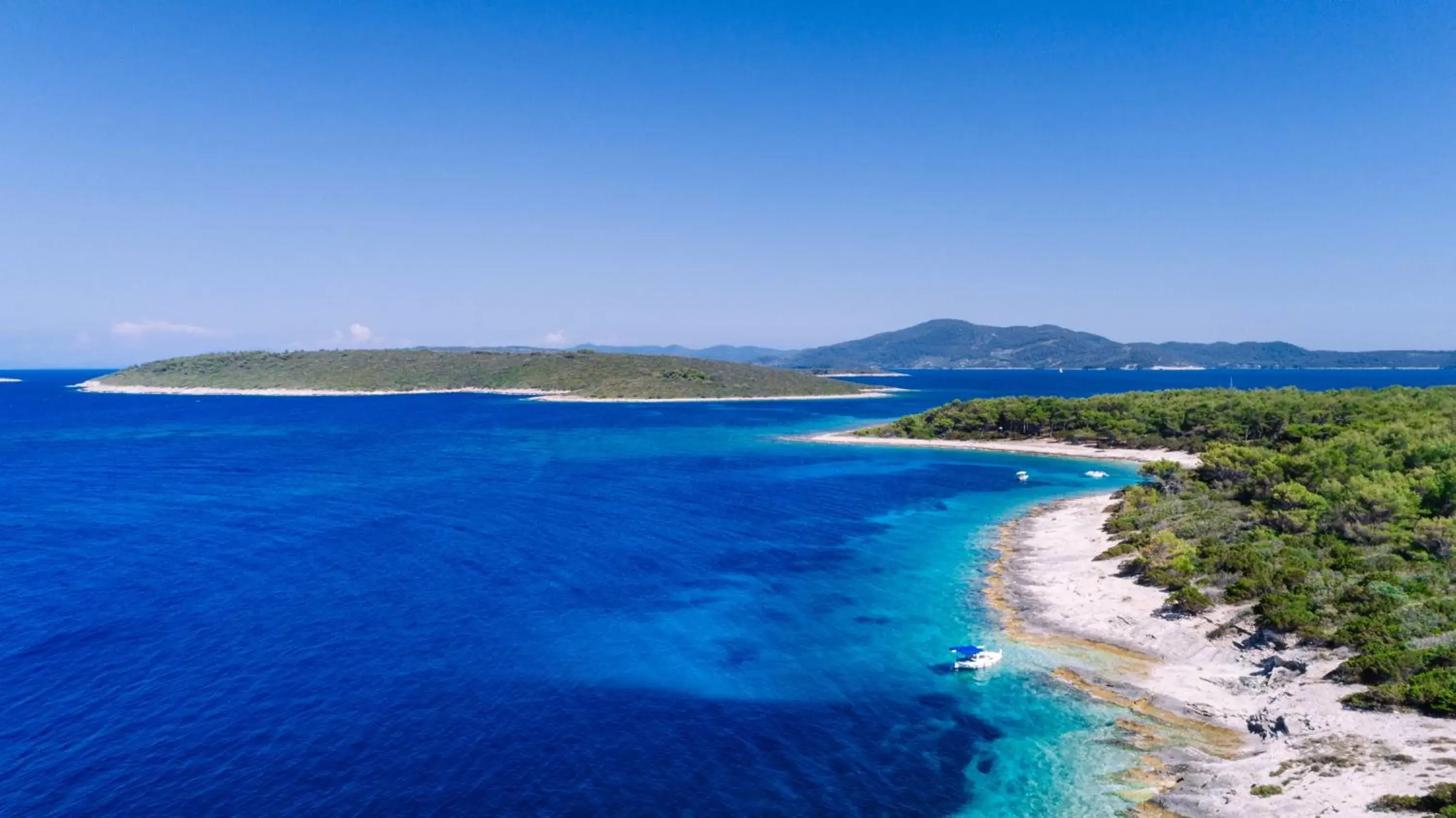 Beach, Bird's-eye View in Hotel Korkyra