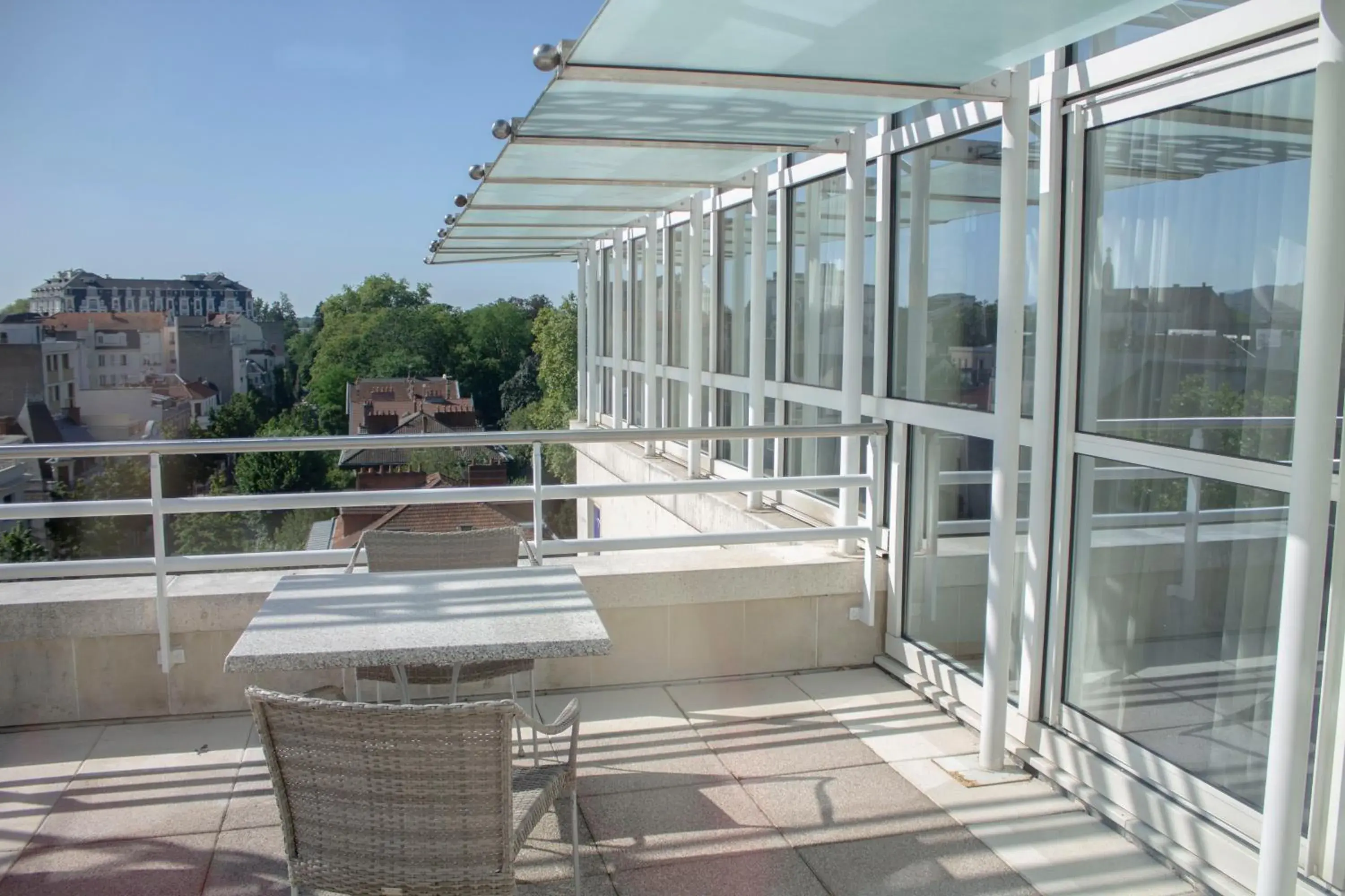 Balcony/Terrace in Vichy Spa Hotel Les Celestins