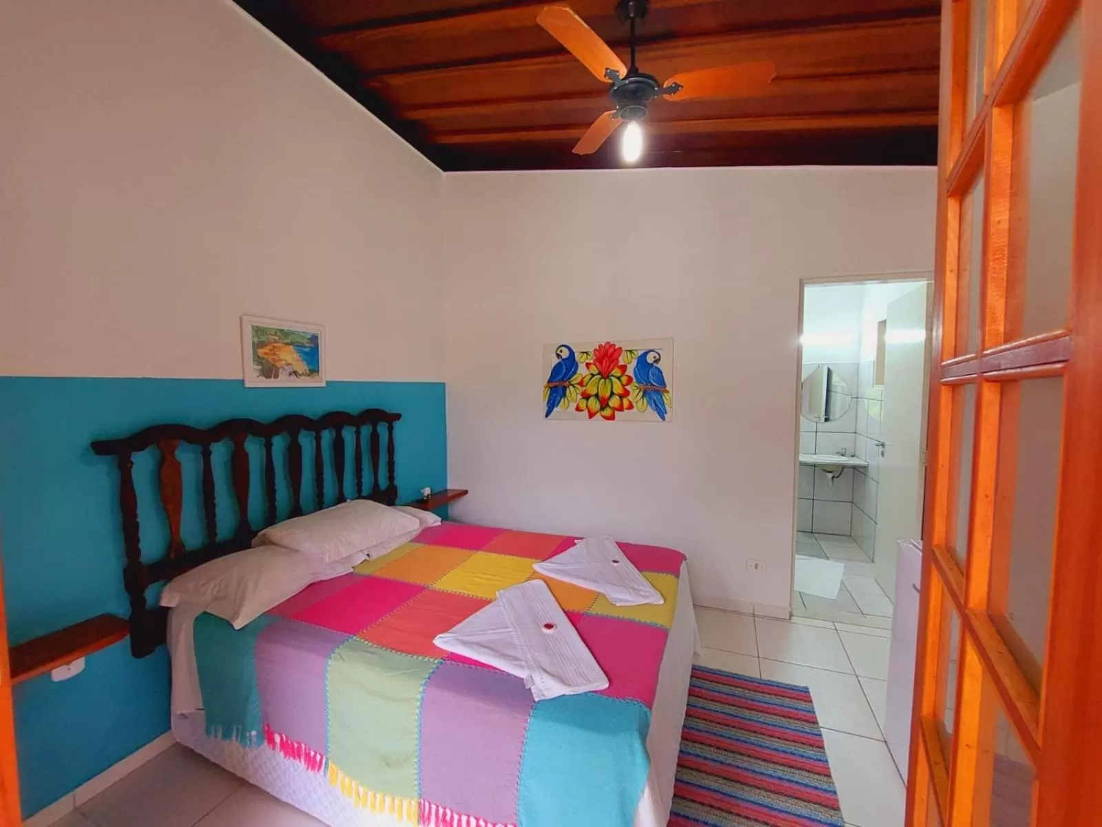 Photo of the whole room, Bed in Pousada Capim Melado