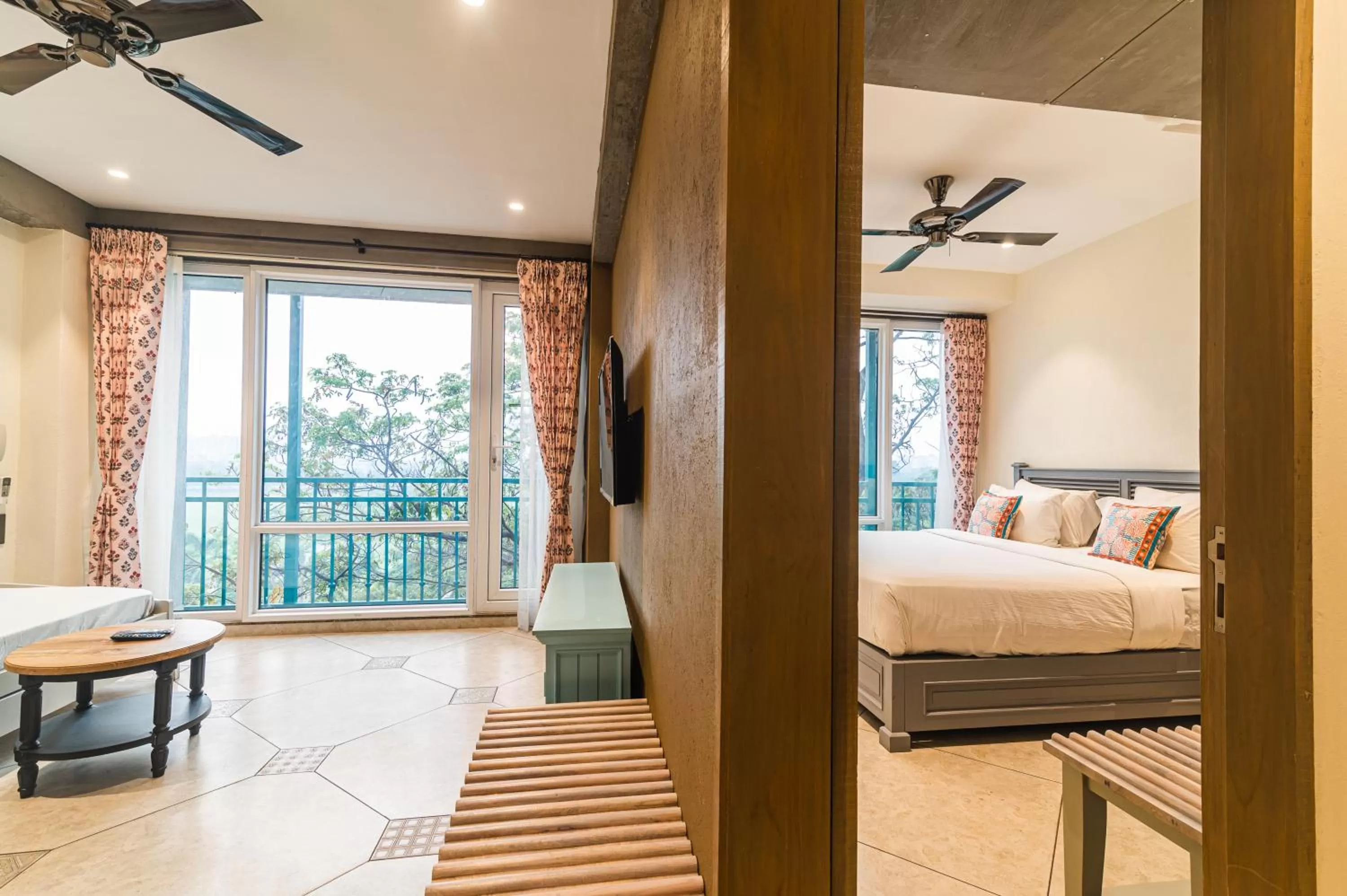 Bed in Bougainvilla Apartment