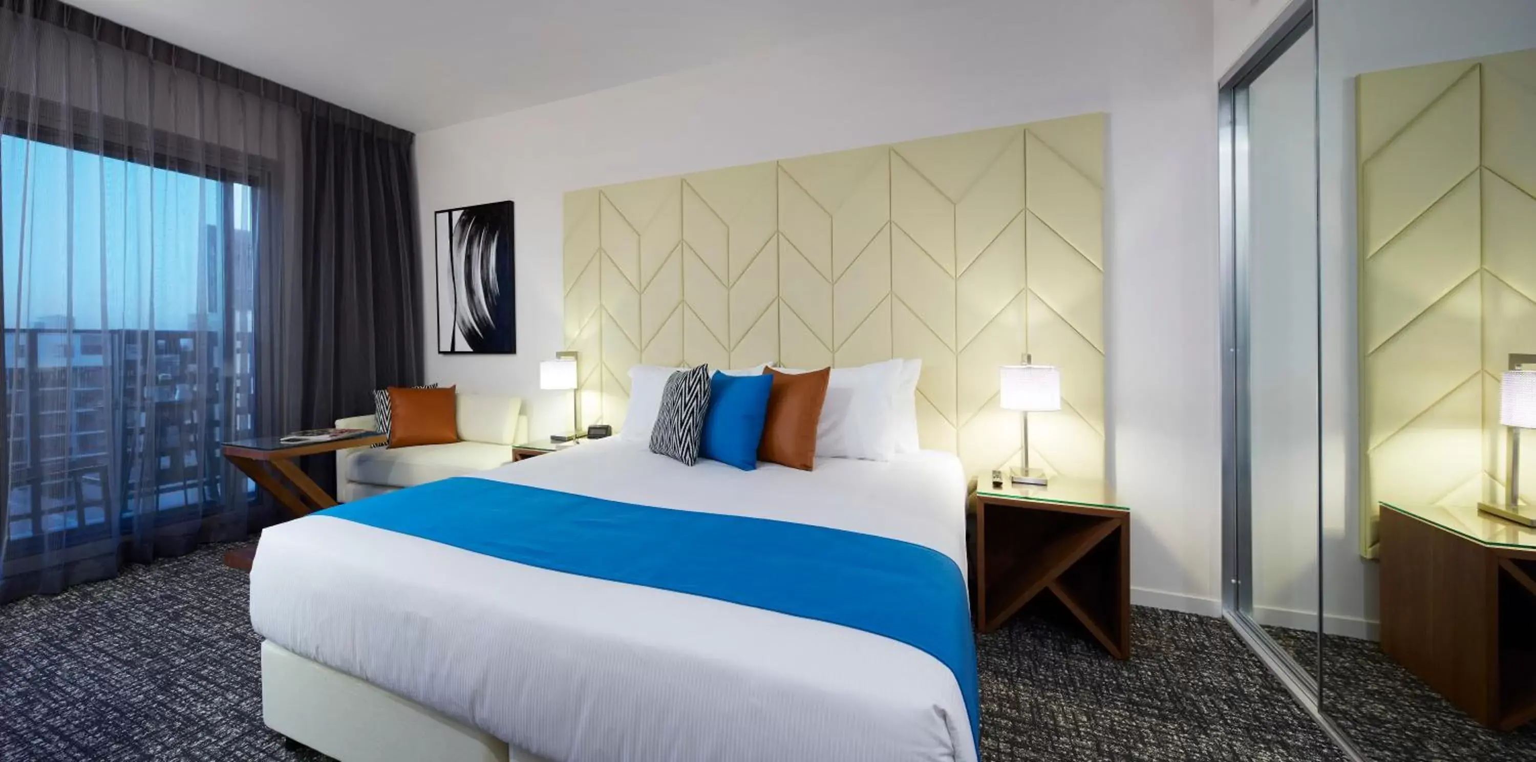 Balcony/Terrace, Bed in The Sebel West Perth Balcony/Terrace, Bed in The Sebel West Perth