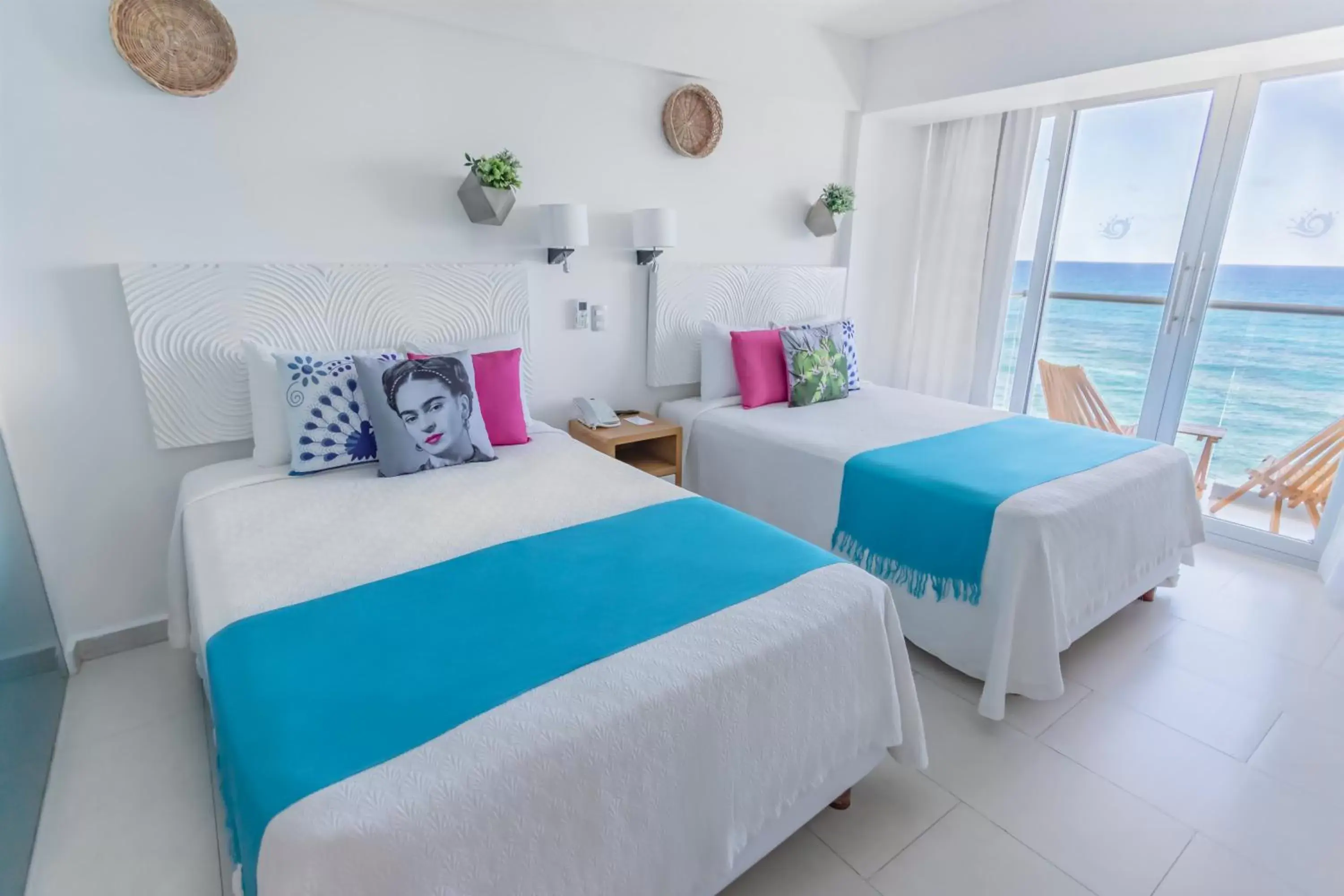 Bed in Mia Reef Isla Mujeres Cancun All Inclusive Resort