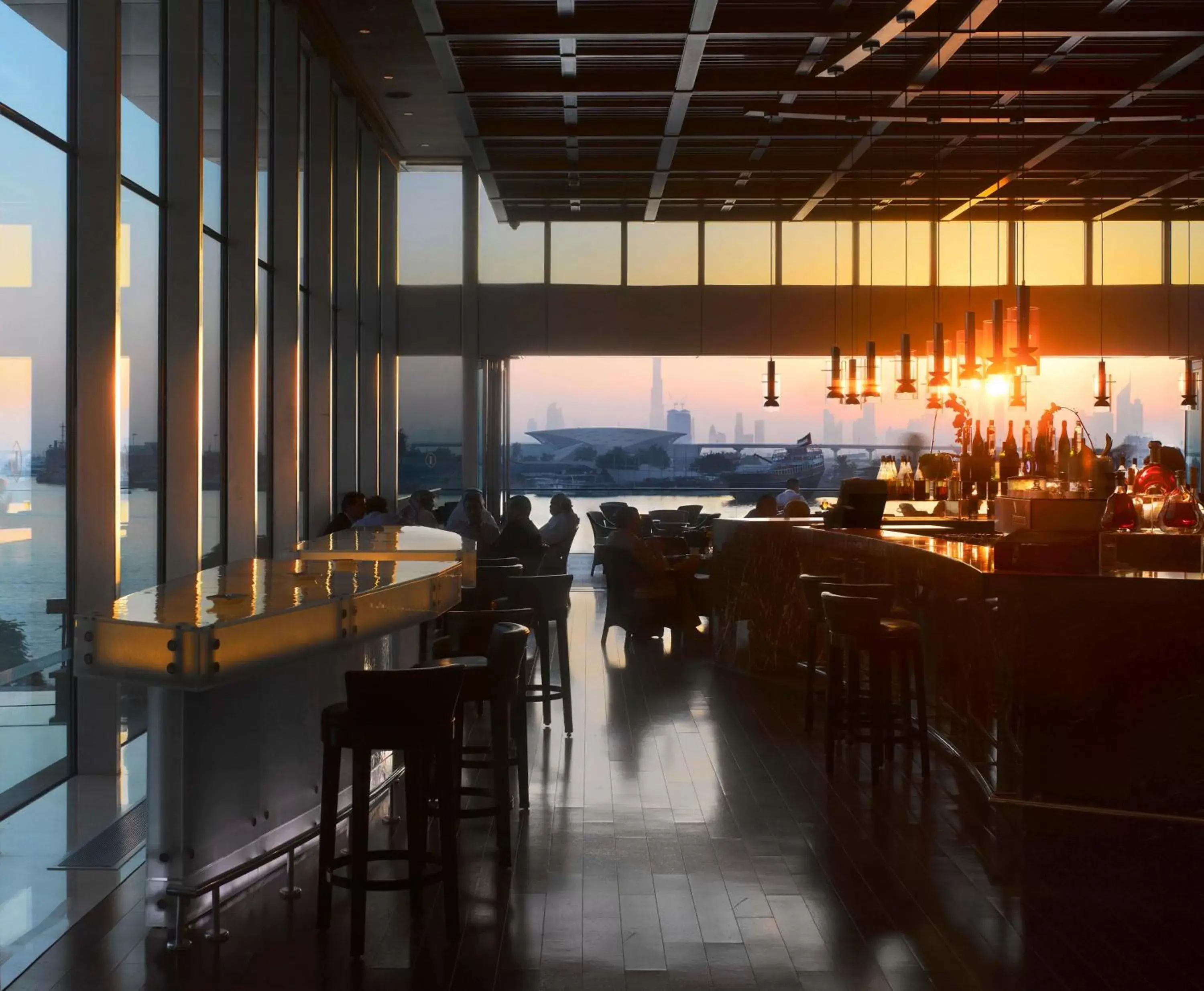 Lounge or bar, Restaurant/Places to Eat in InterContinental Dubai Festival City, an IHG Hotel