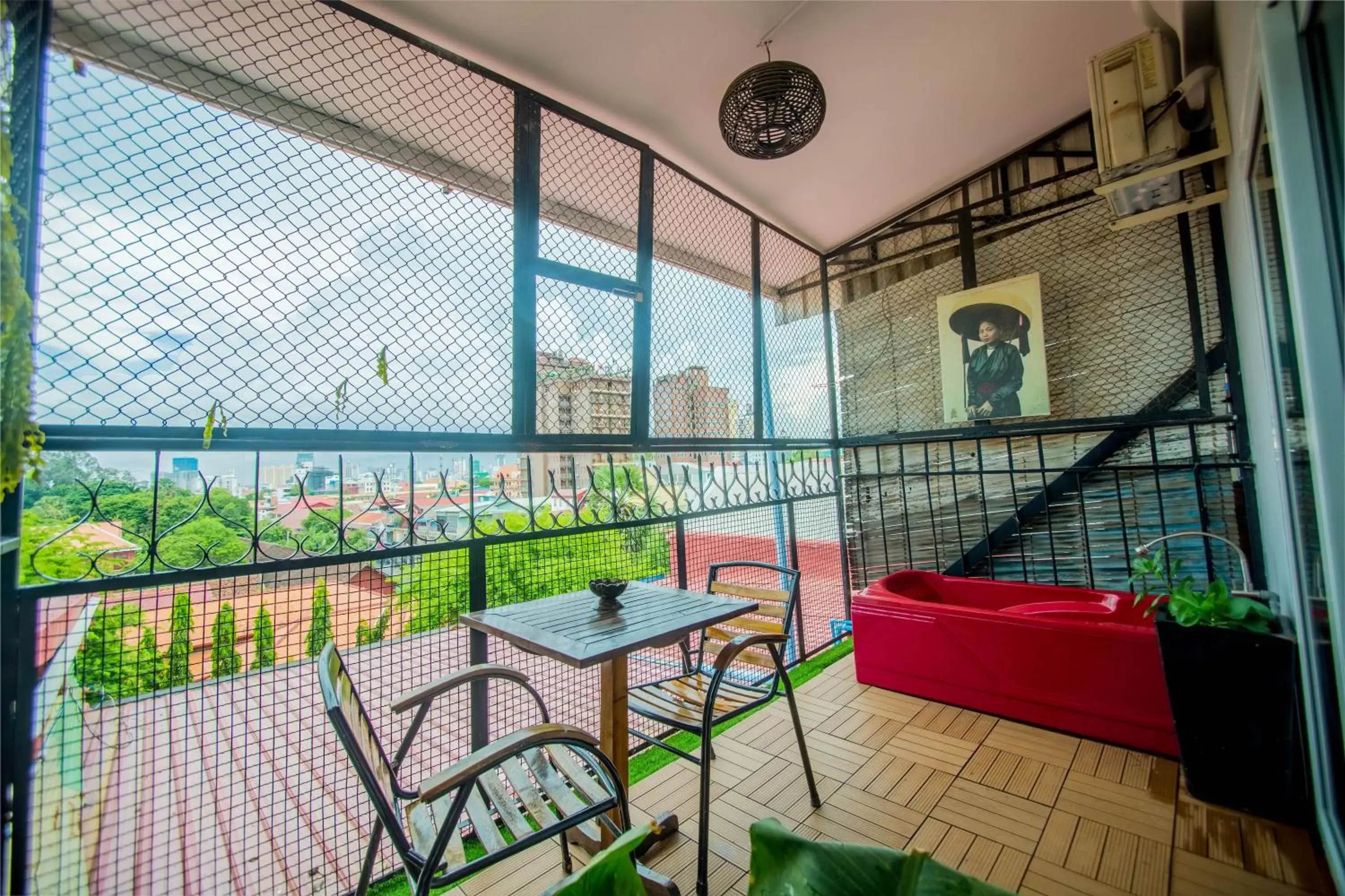 Balcony/Terrace in The Artist Residence