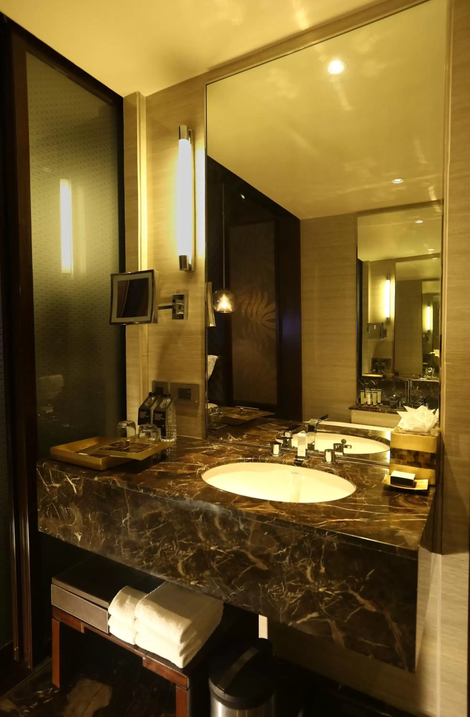 Bathroom in Pullman New Delhi Aerocity- International Airport