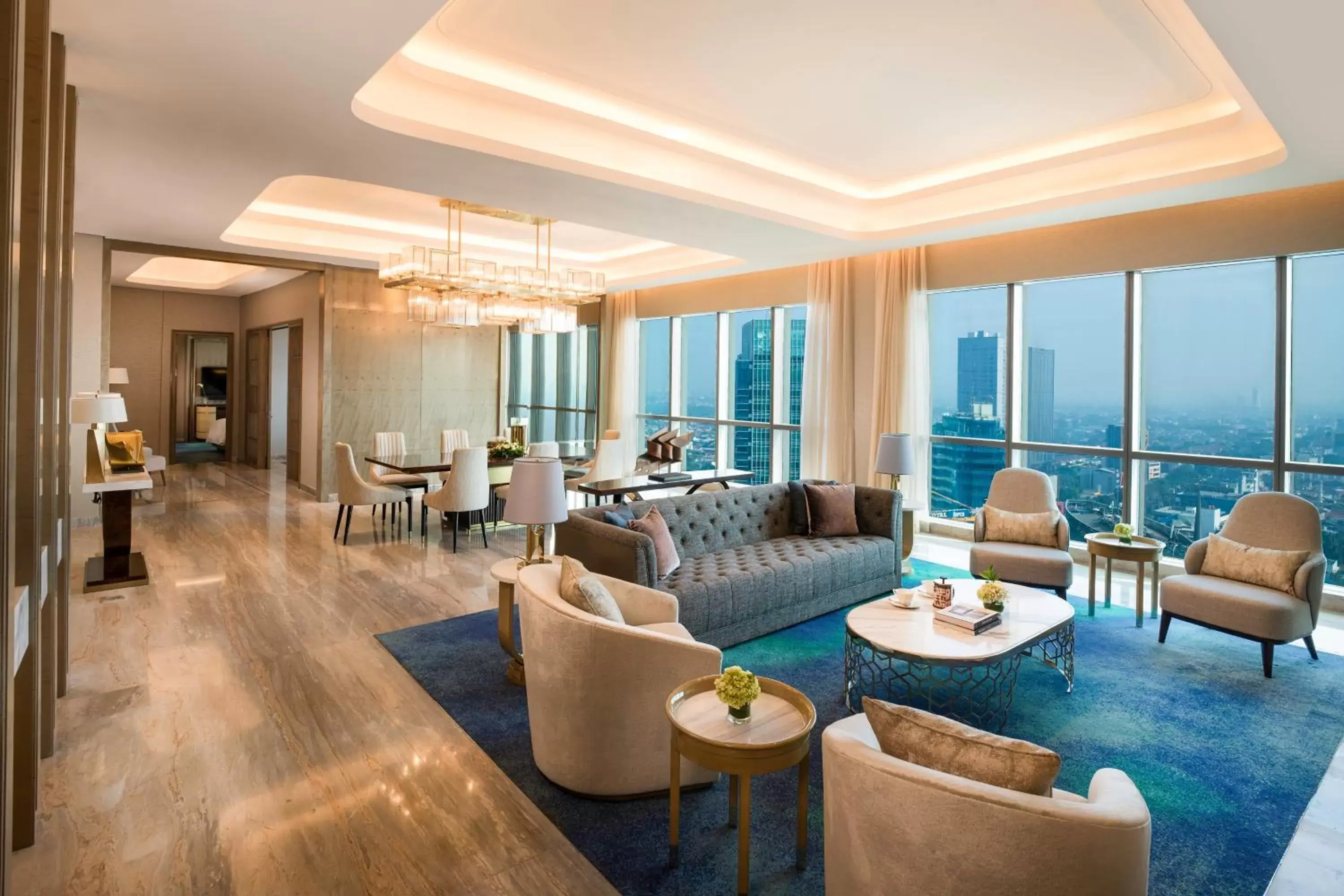 Living room in InterContinental Hotels Jakarta Pondok Indah by IHG Living room in InterContinental Hotels Jakarta Pondok Indah by IHG