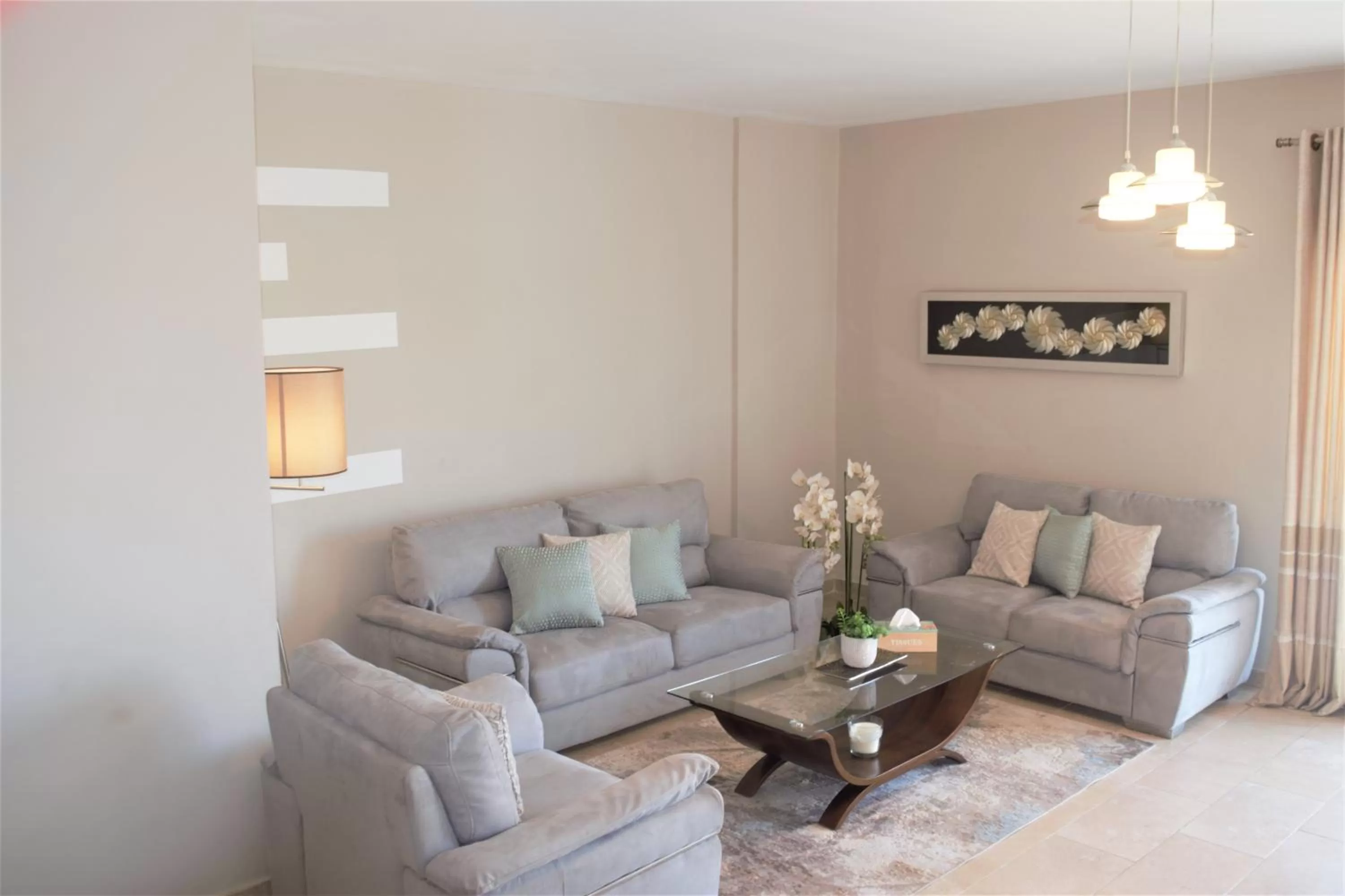 Living room in Montecito Apartments