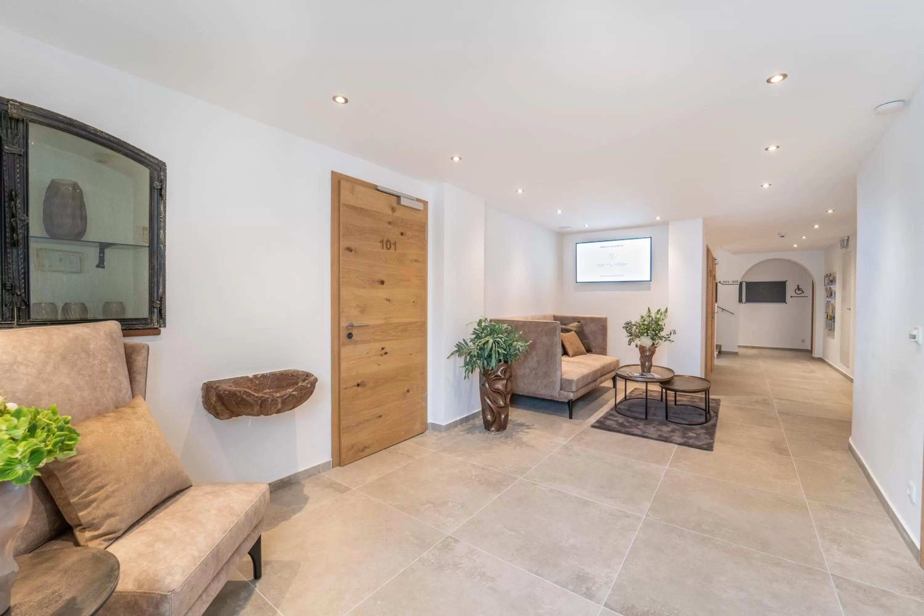 Lobby or reception in das mondsee