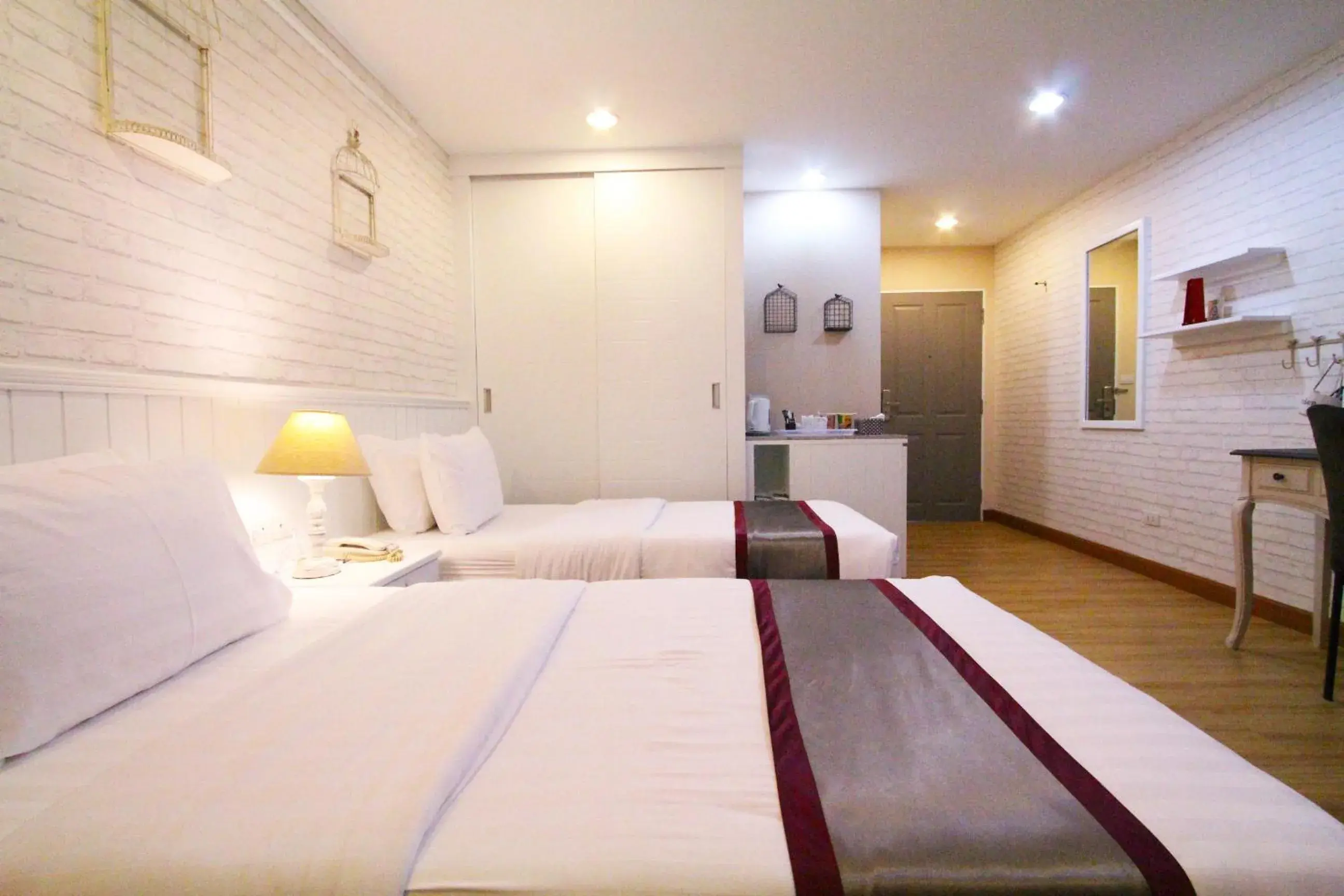 Photo of the whole room, Bed in At Residence Suvarnabhumi Hotel - SHA Extra Plus