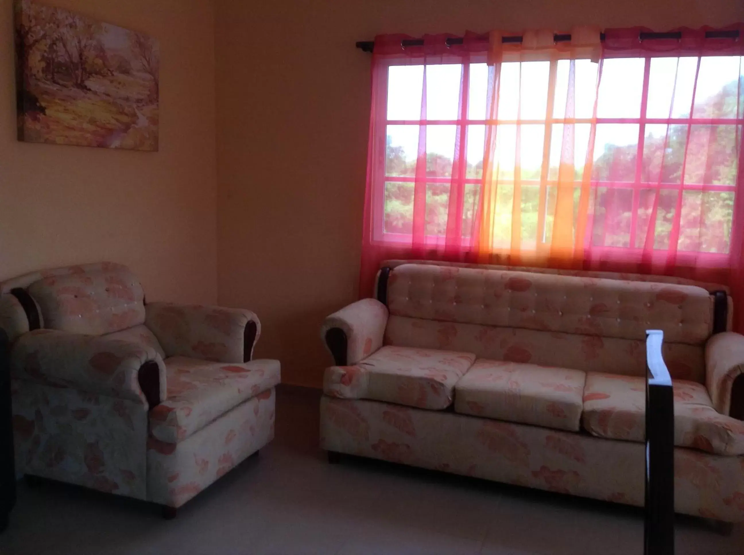 Seating Area in White Sands shared apartments