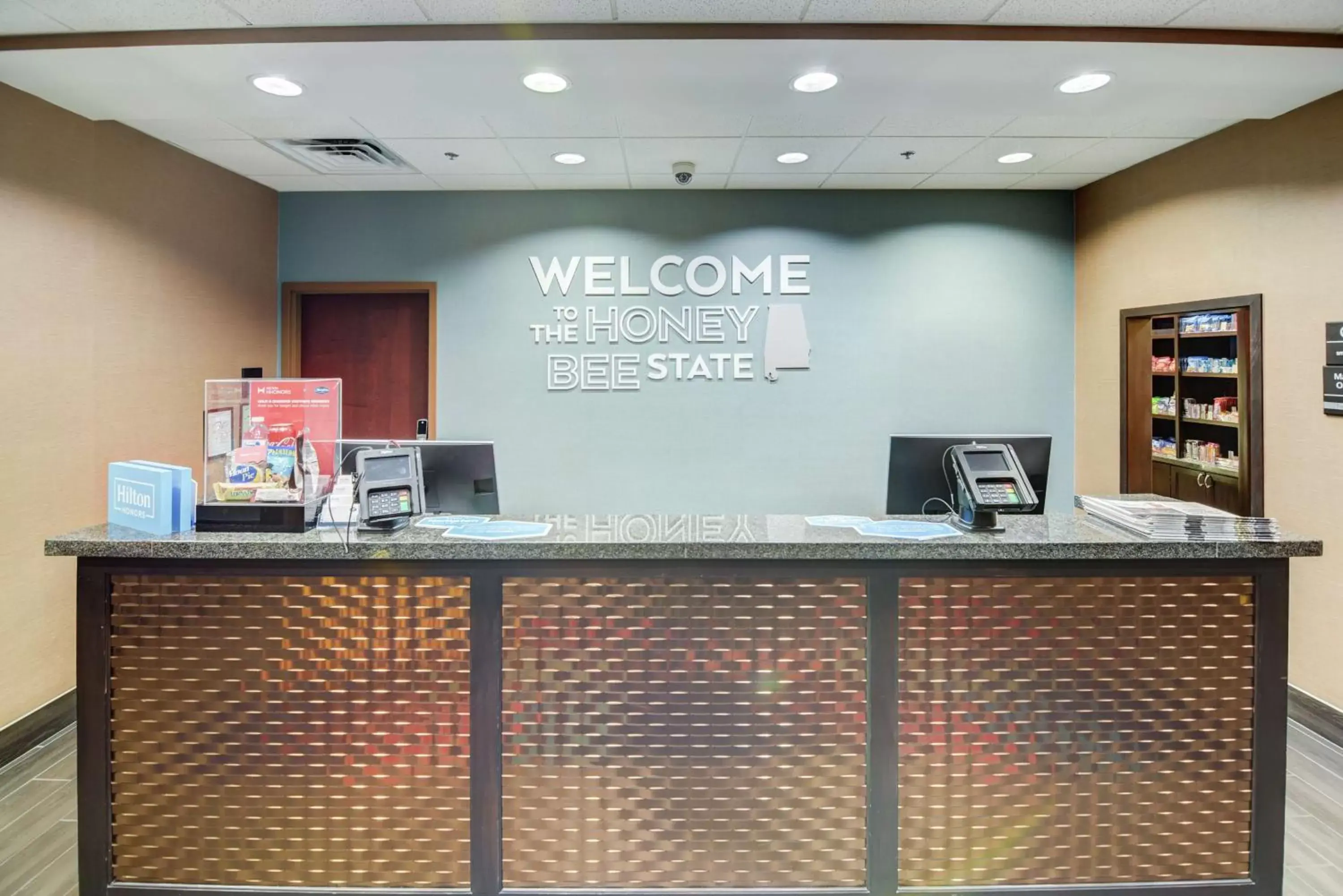 Lobby or reception in Hampton Inn Foley Lobby or reception in Hampton Inn Foley