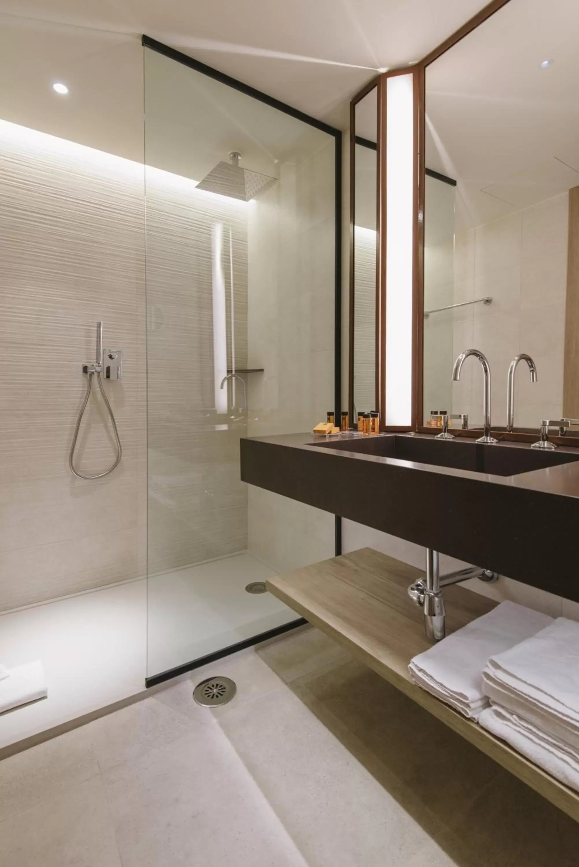 Shower, Bathroom in Hotel Princesa Plaza Madrid