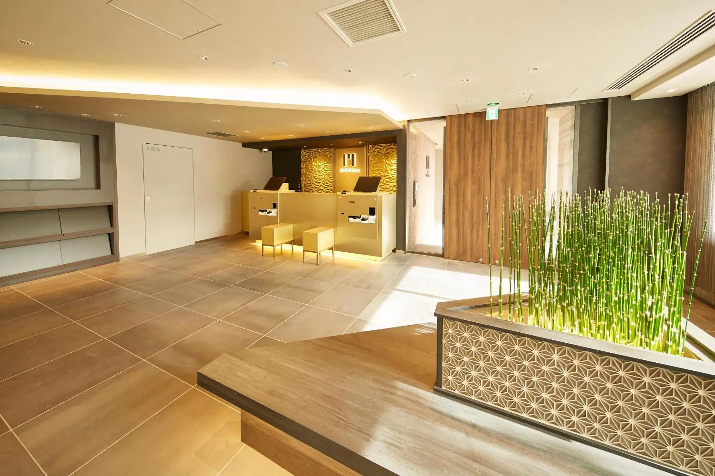 Lobby/Reception in hotel MONday KYOTO MARUTAMACHI