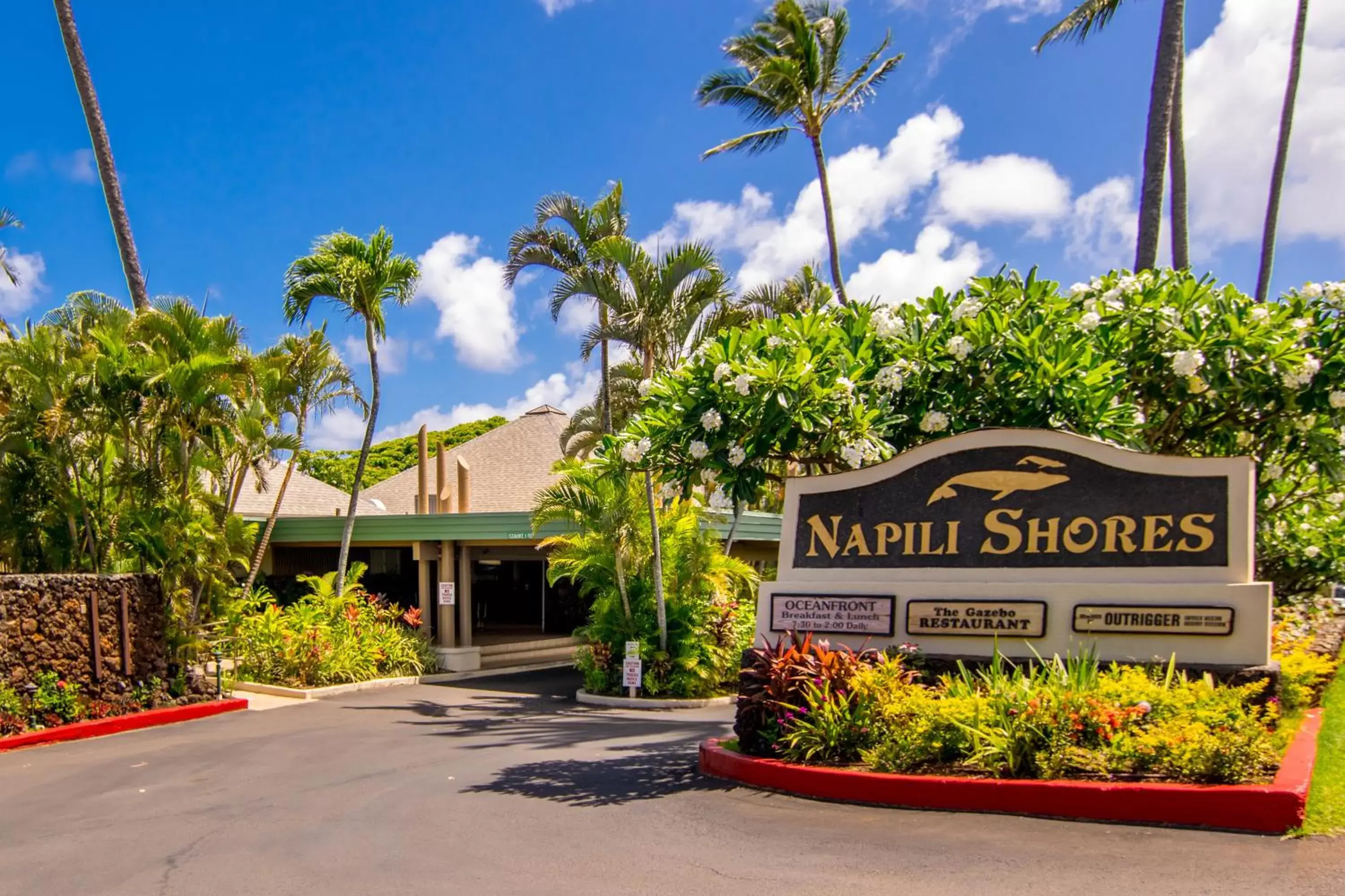Property Building in Napili Shores Maui by OUTRIGGER - No Resort & Housekeeping Fees