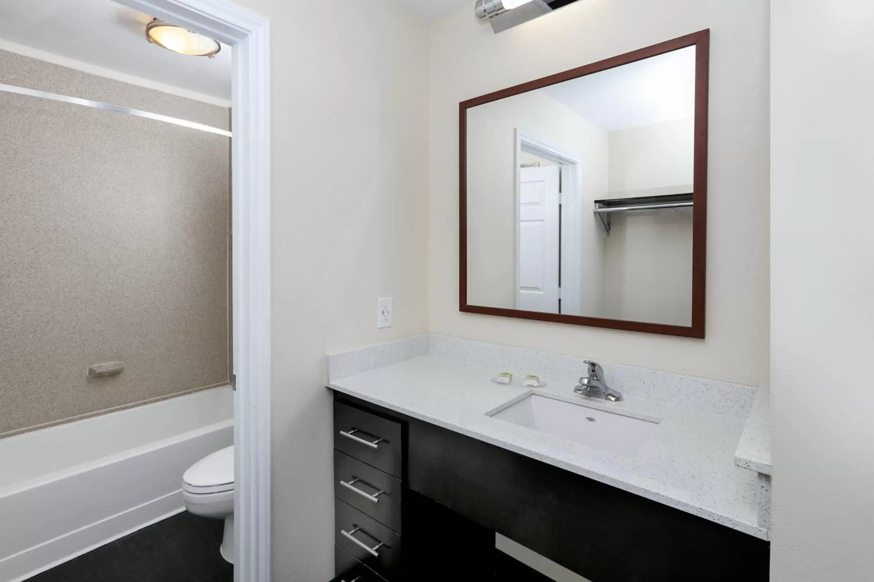 Bathroom in Candlewood Suites Dallas Market Center-Love Field, an IHG Hotel