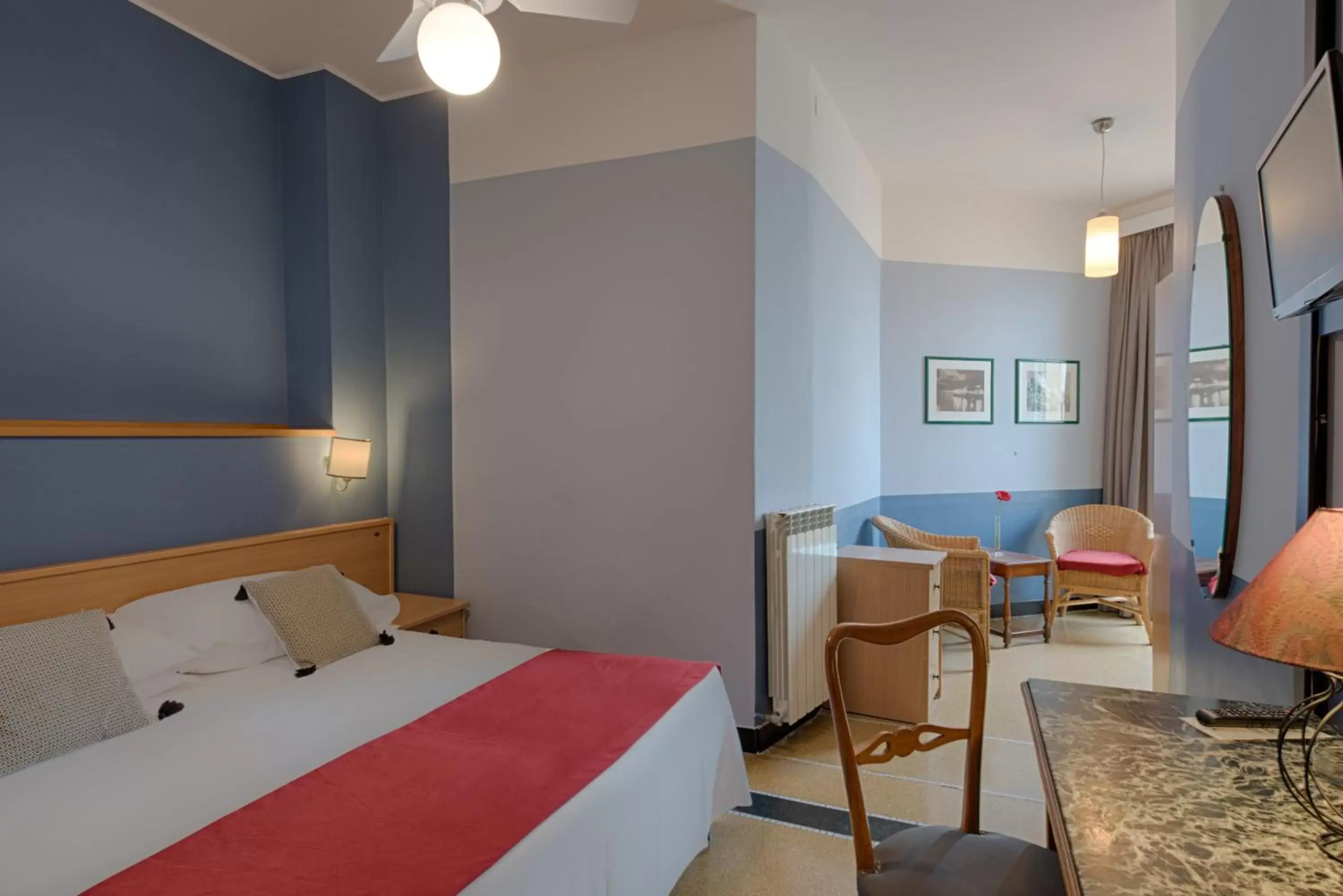 Bedroom, Bed in Hotel Italia e Lido Rapallo