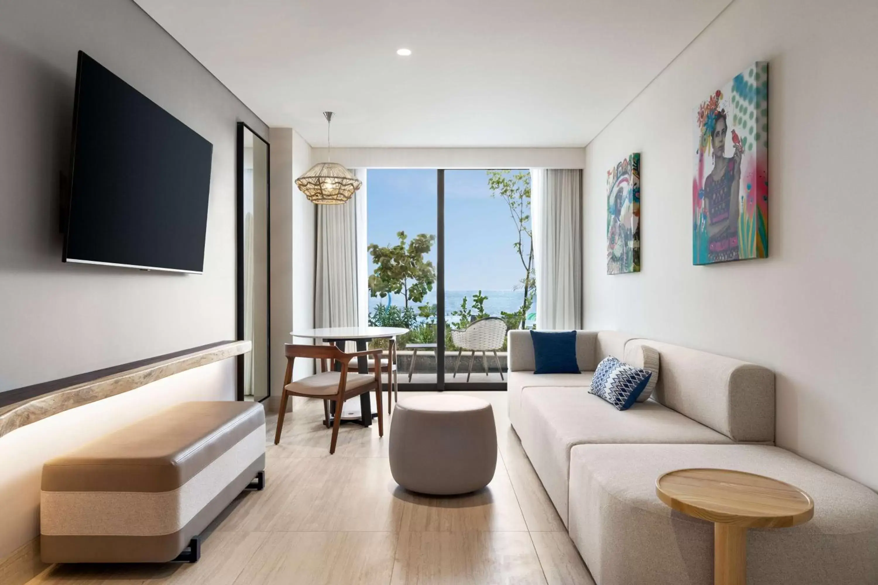 Living room, Seating Area in Hilton Cancun, an All-Inclusive Resort