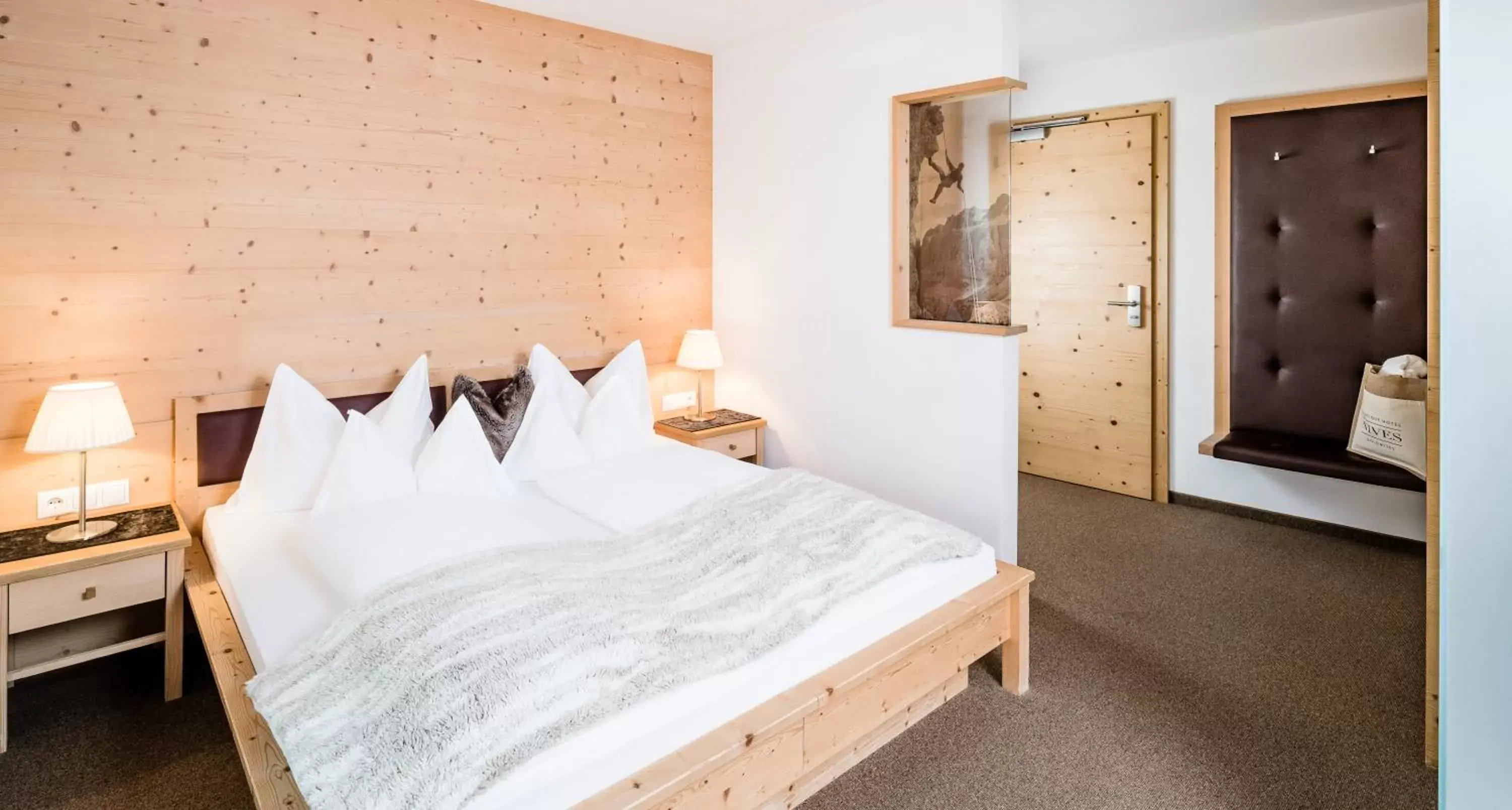 Bedroom, Bed in Boutique Hotel Nives - Luxury & Design in the Dolomites