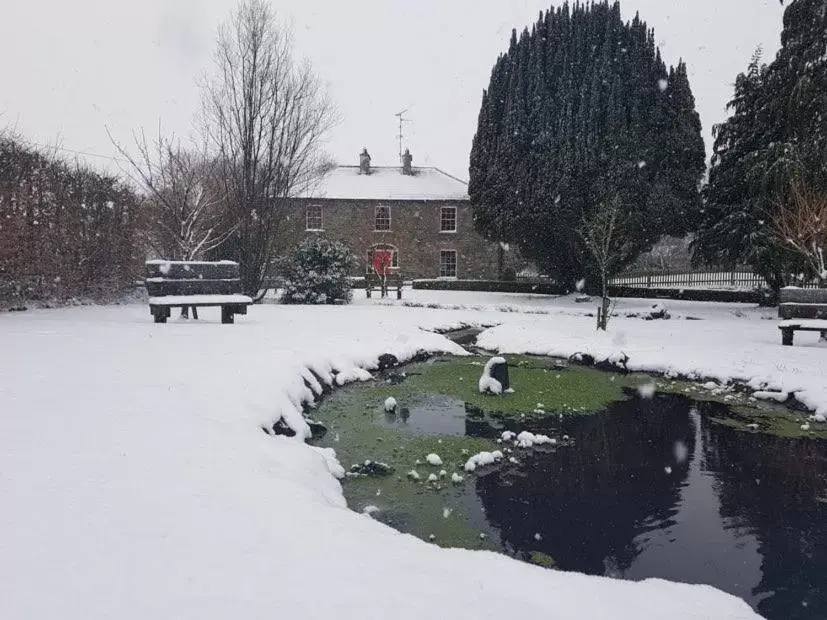 Winter in Lacken Millhouse and Gardens