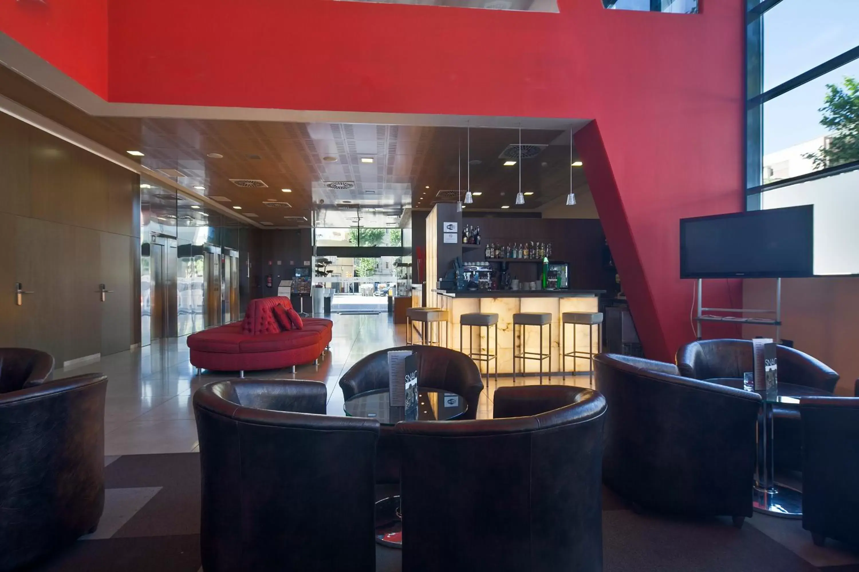 Lobby or reception, Lounge/Bar in Hotel Best 4 Barcelona