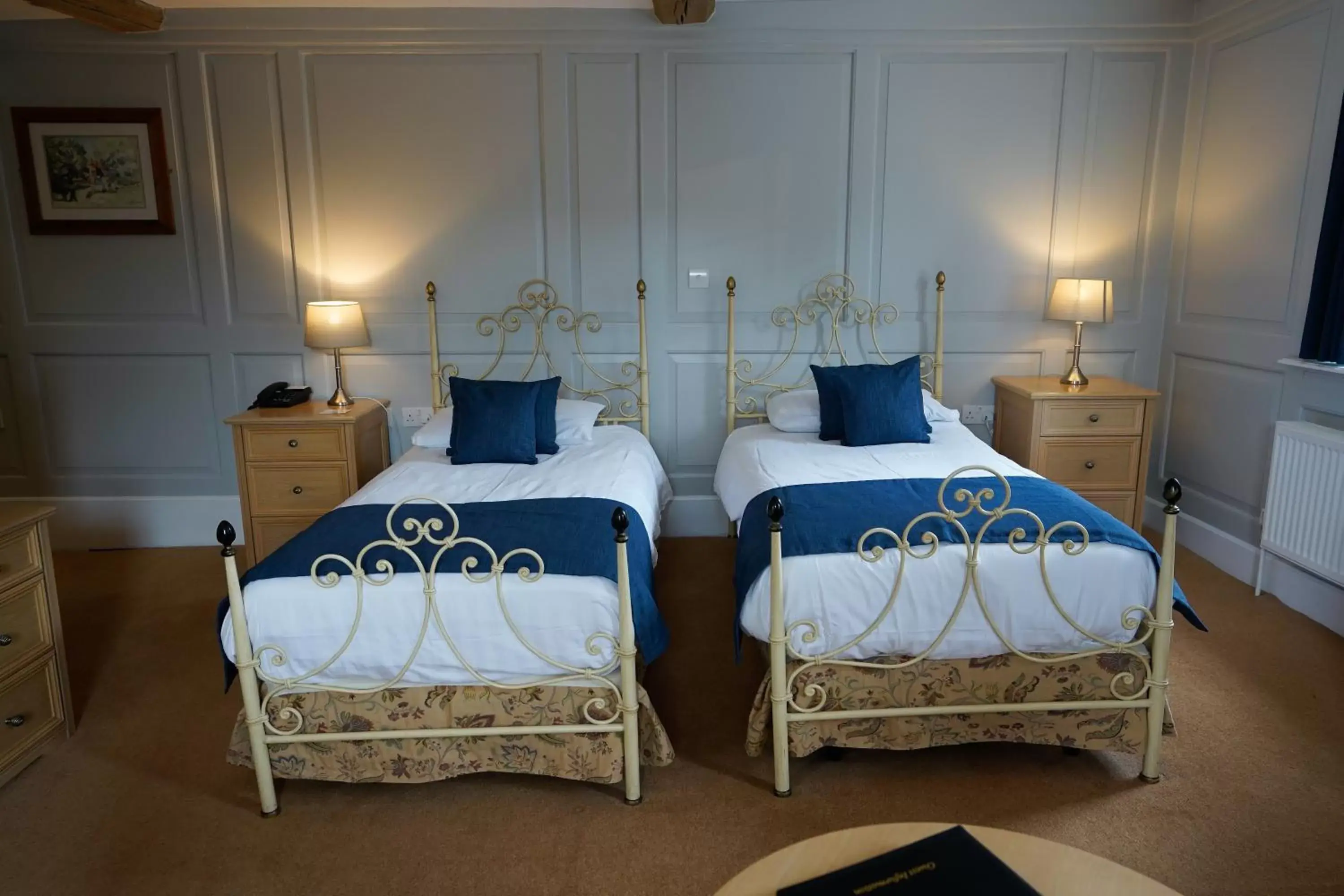 Bed in Waveney House Hotel