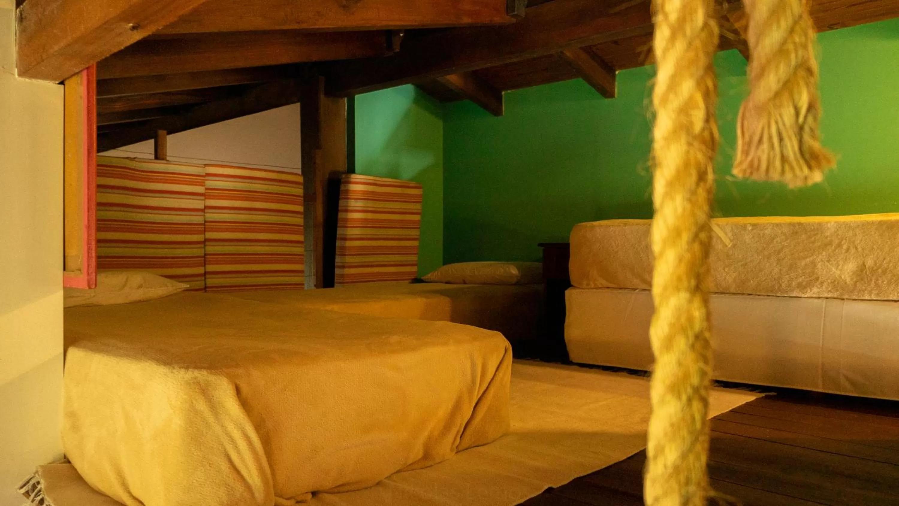 Bed in Hostería La Bordona