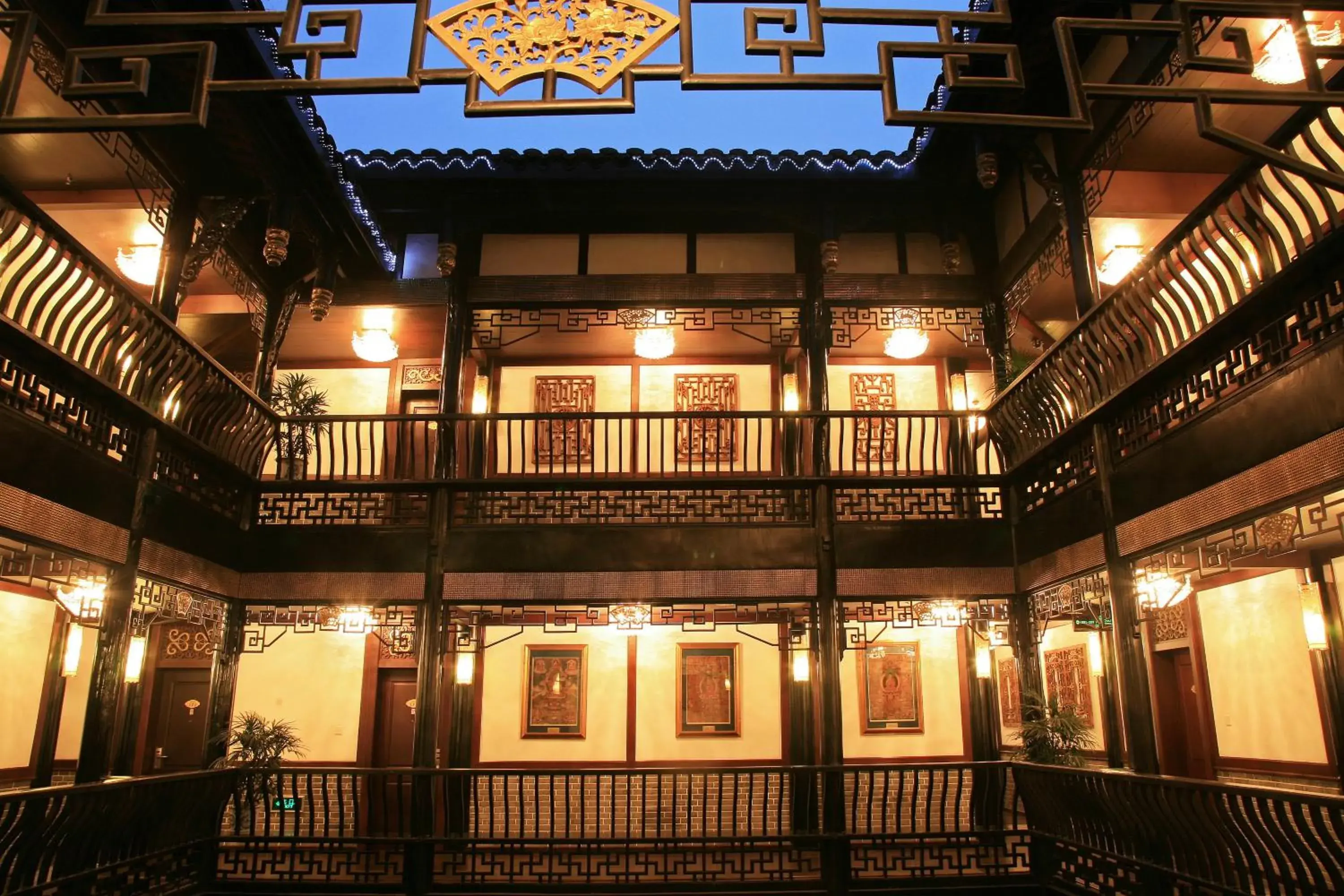 Patio, Property Building in Buddhazen Hotel