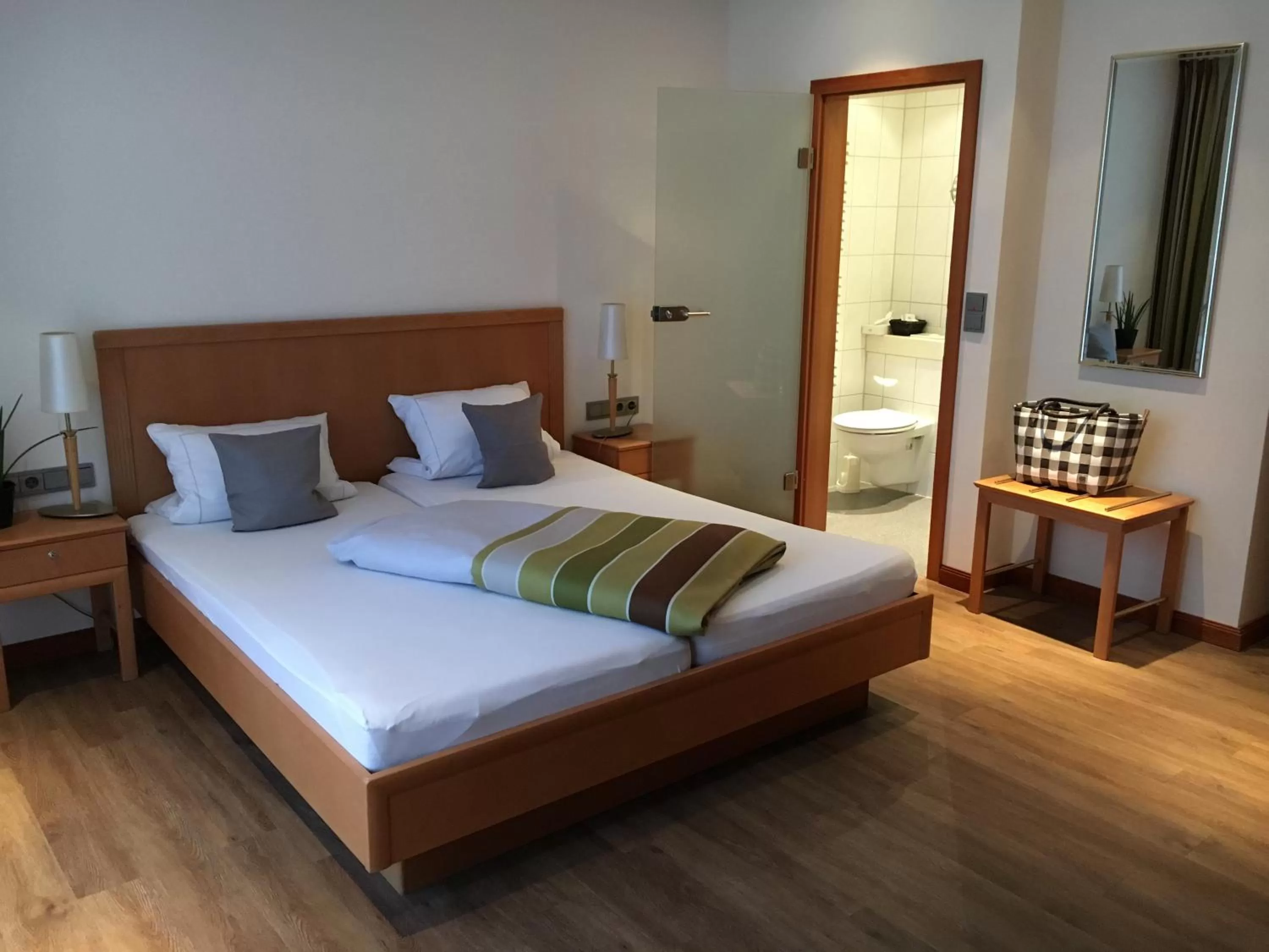 Photo of the whole room, Bed in Landidyll Hotel zum Freden