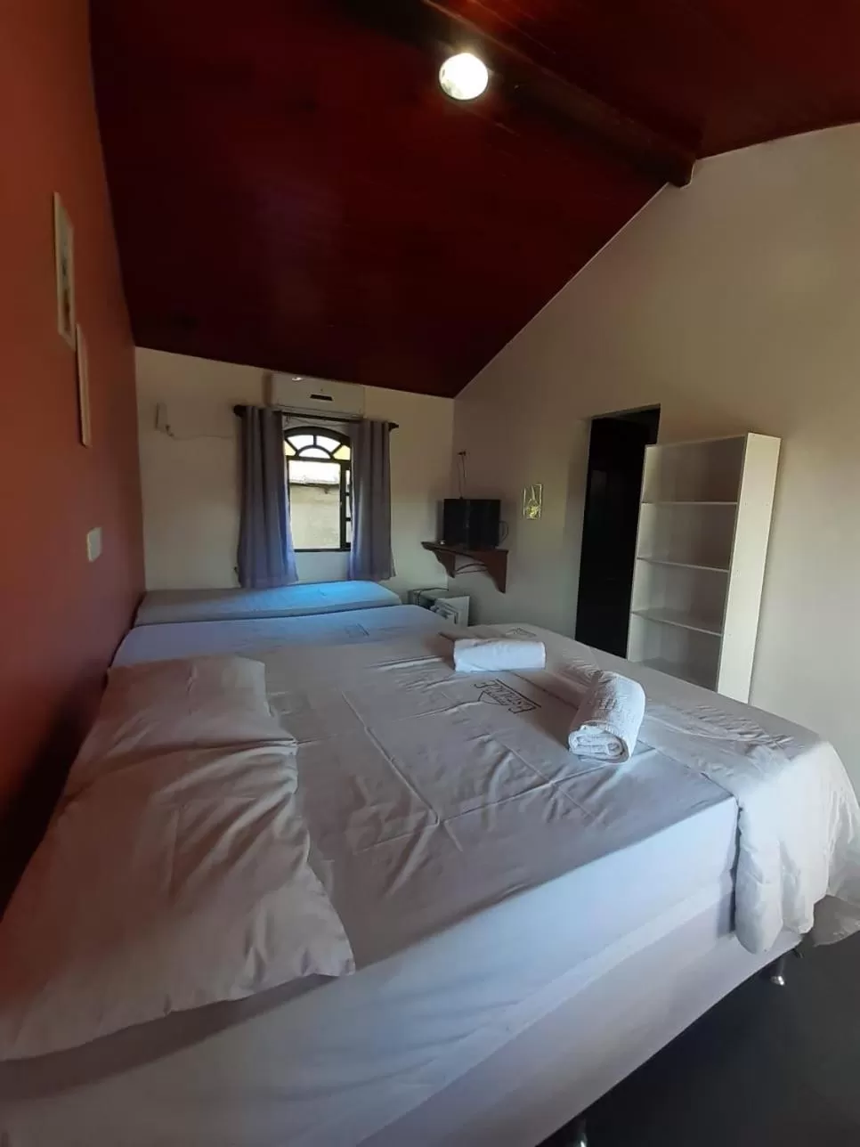 Bed in Pousada Estalage