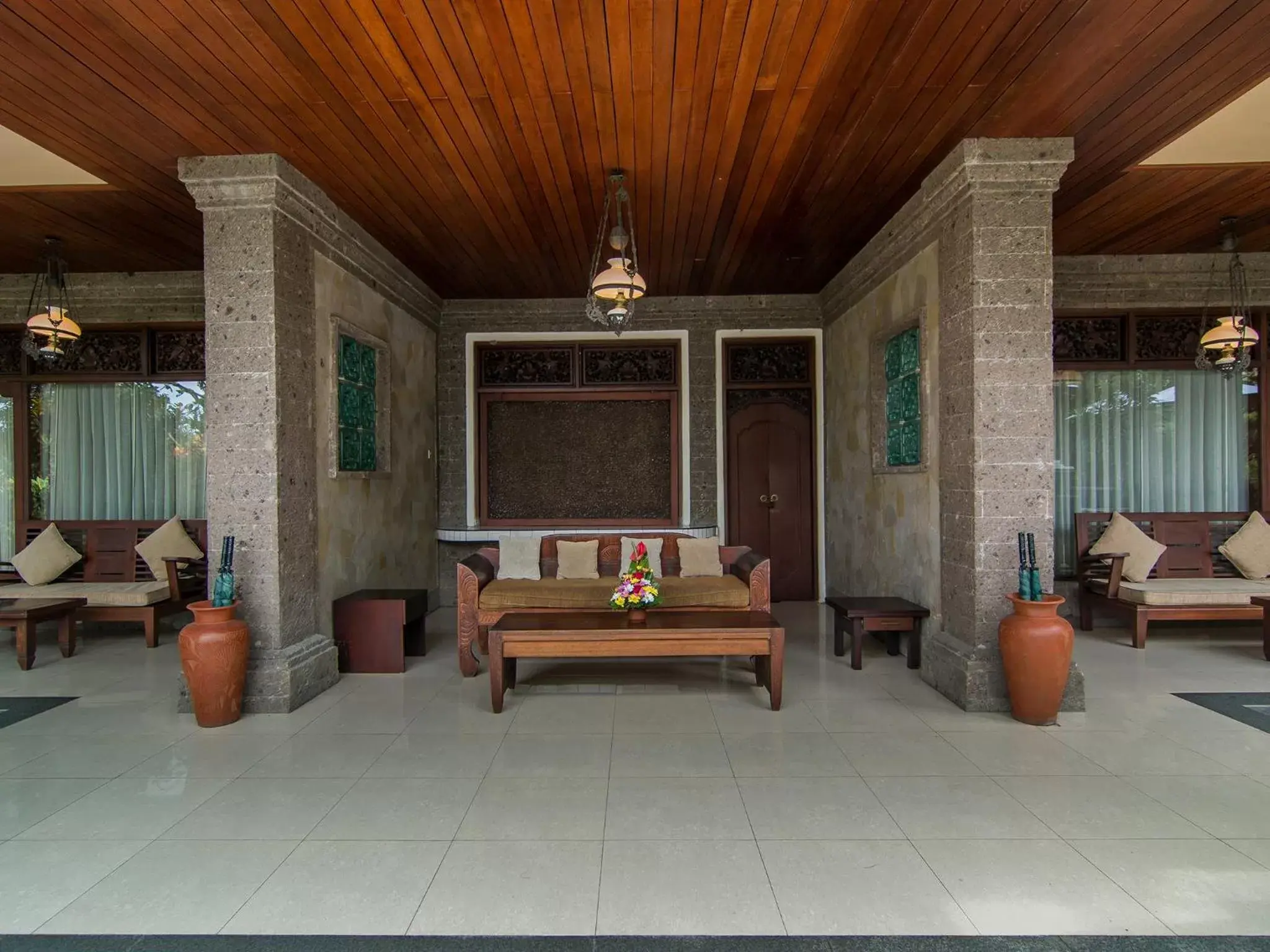 Balcony/Terrace, Seating Area in De Munut Balinese Resort