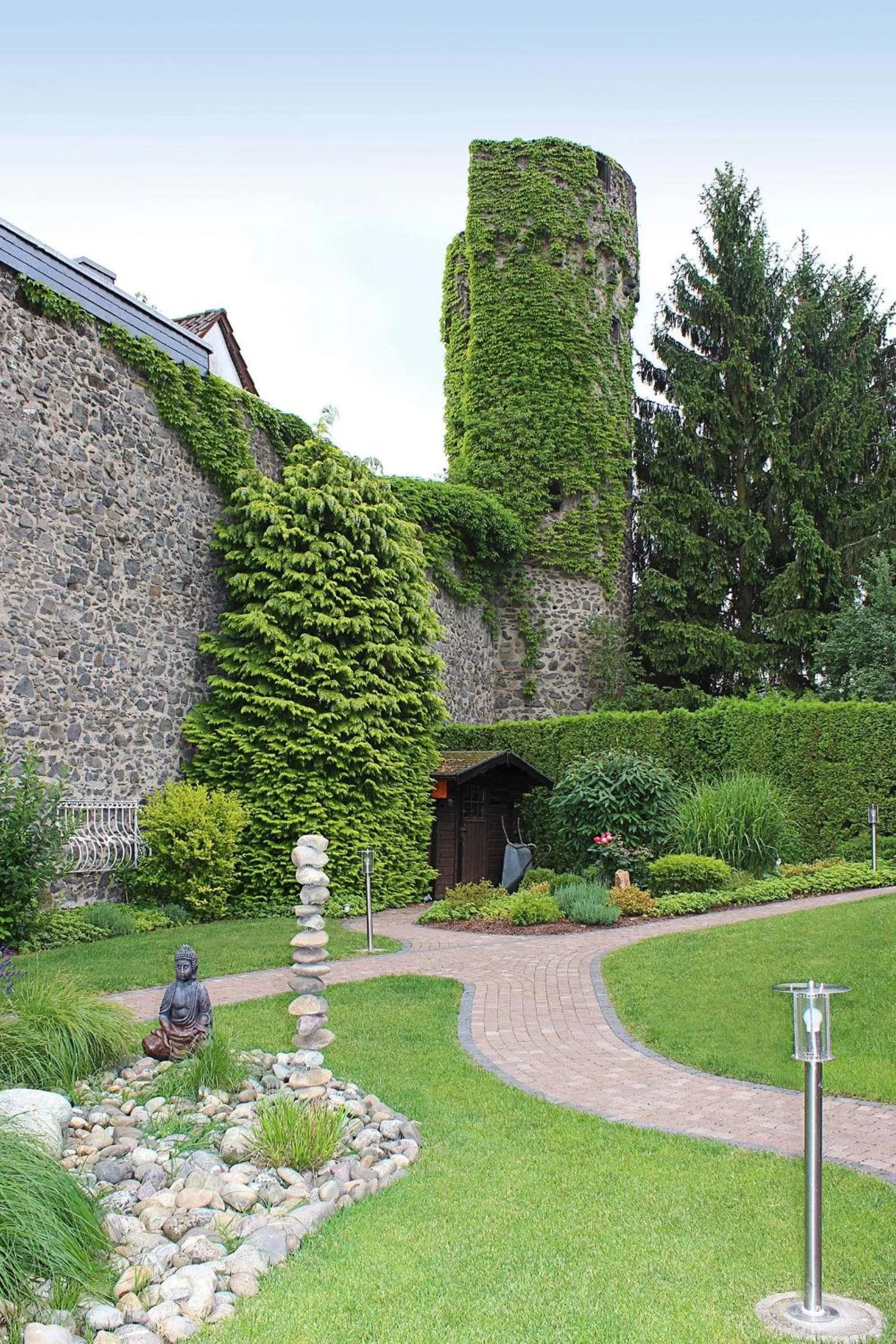 Property building, Garden in Haus Anna an der Stadtmauer