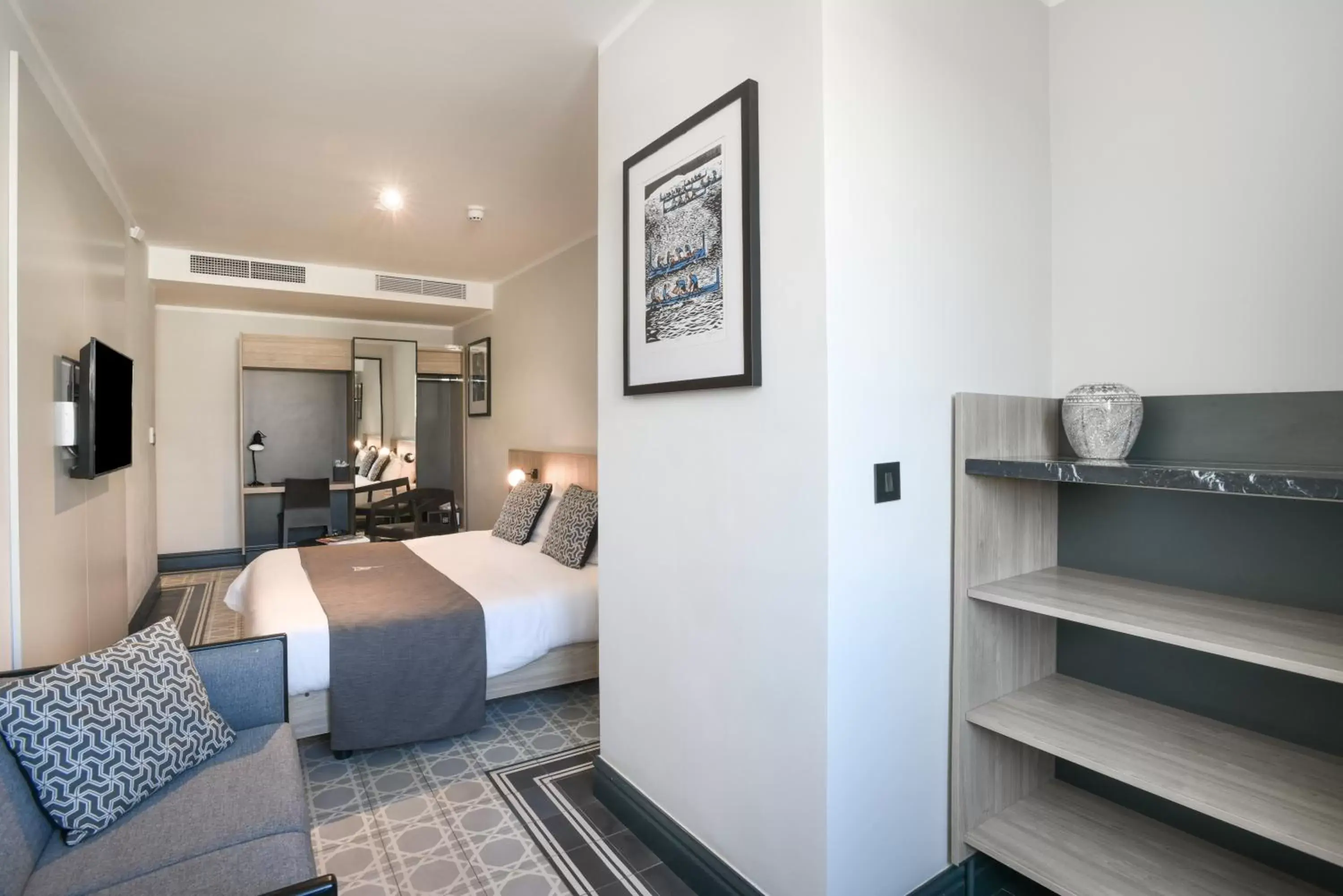 Bed in La Falconeria Hotel Bed in La Falconeria Hotel