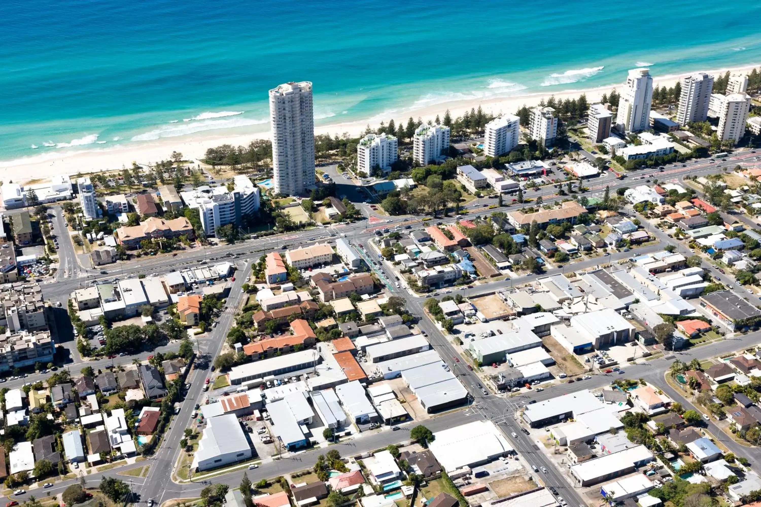 Nearby landmark, Bird's-eye View in Burleigh Gold Coast Motel