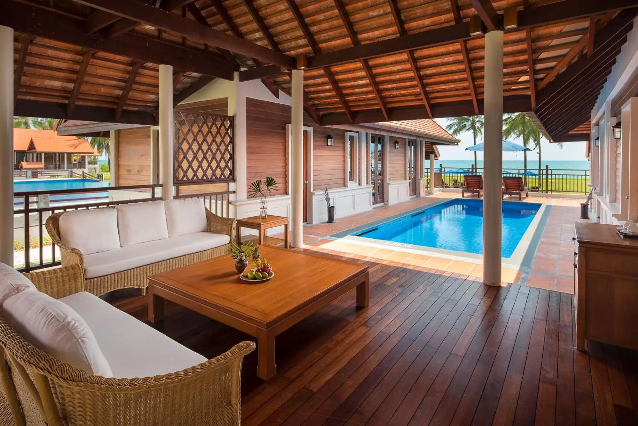 Patio, Swimming Pool in Le Menara Khao Lak