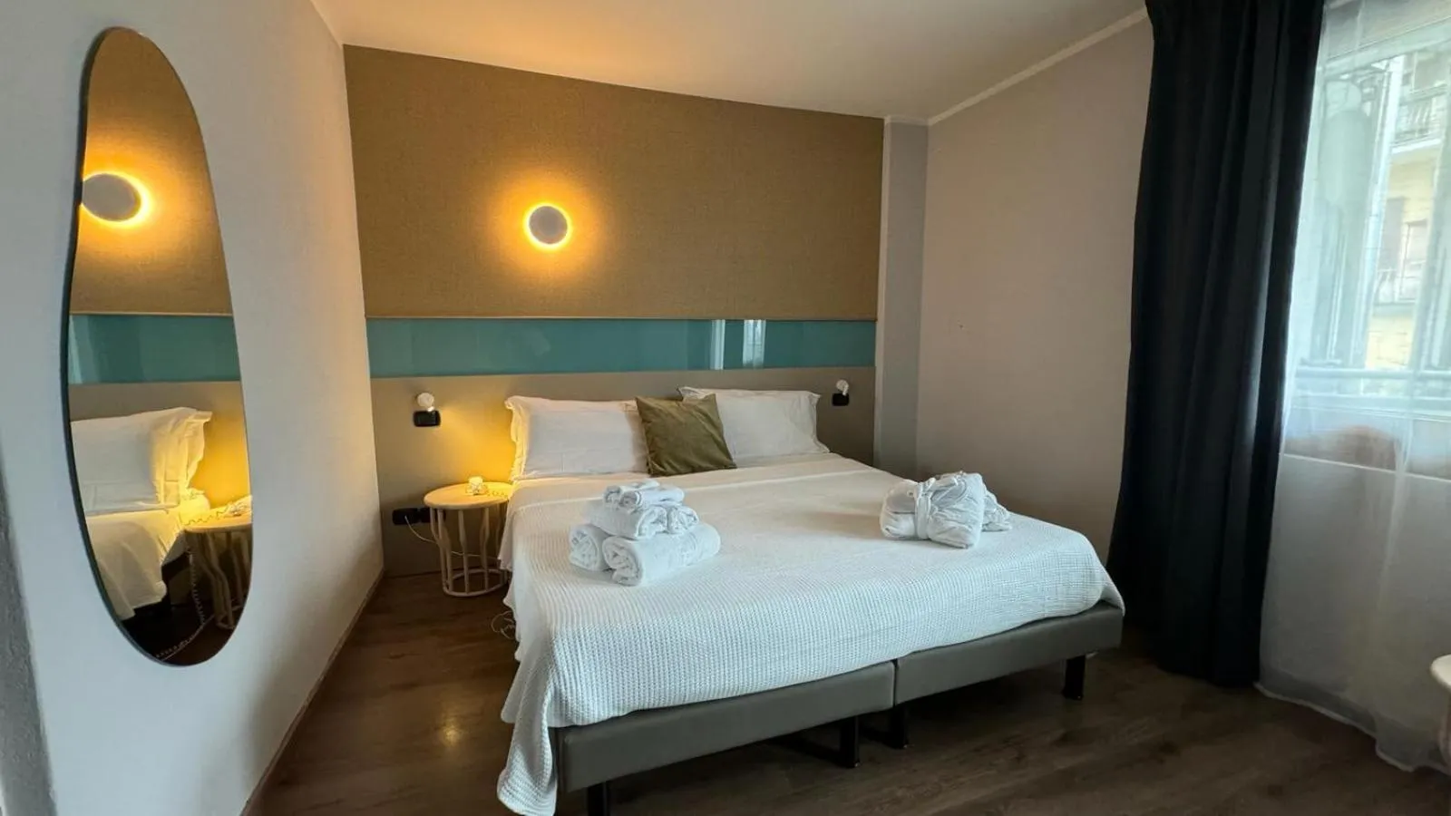 Bed in Hotel Oasi Wellness & Spa