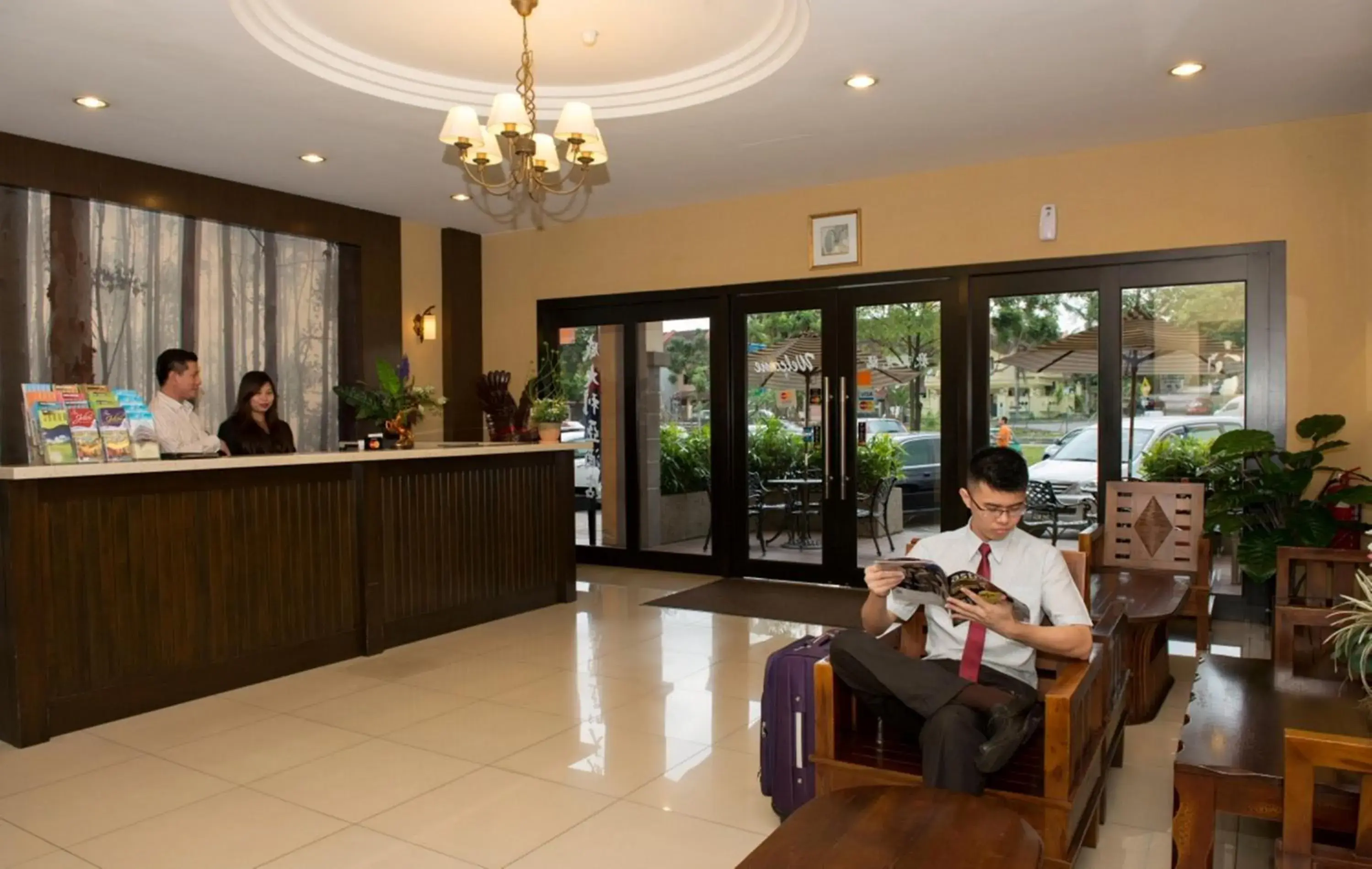 Lobby or reception in Hotel Vistaria