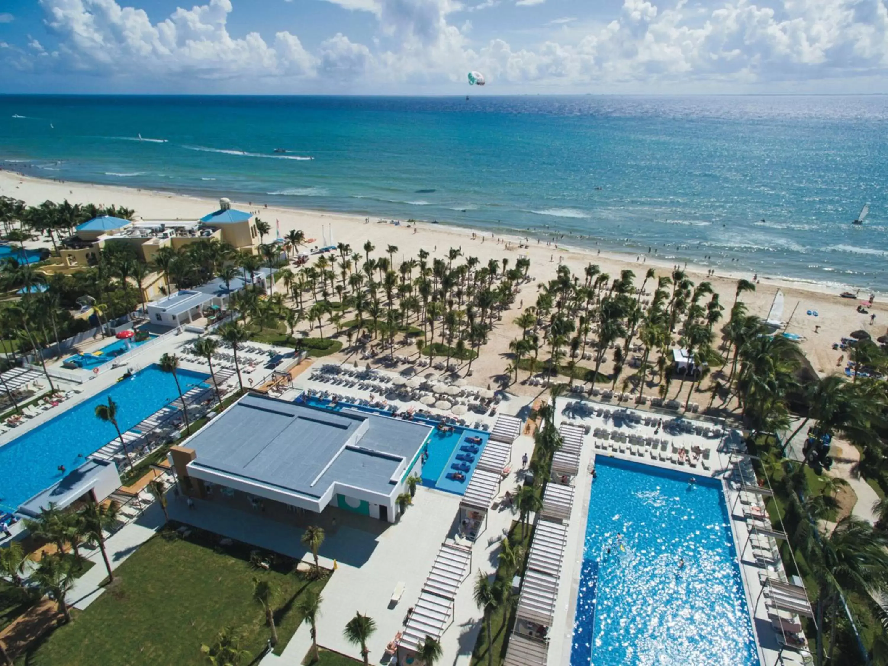 Bird's eye view in Riu Playacar - All Inclusive Bird's eye view in Riu Playacar - All Inclusive