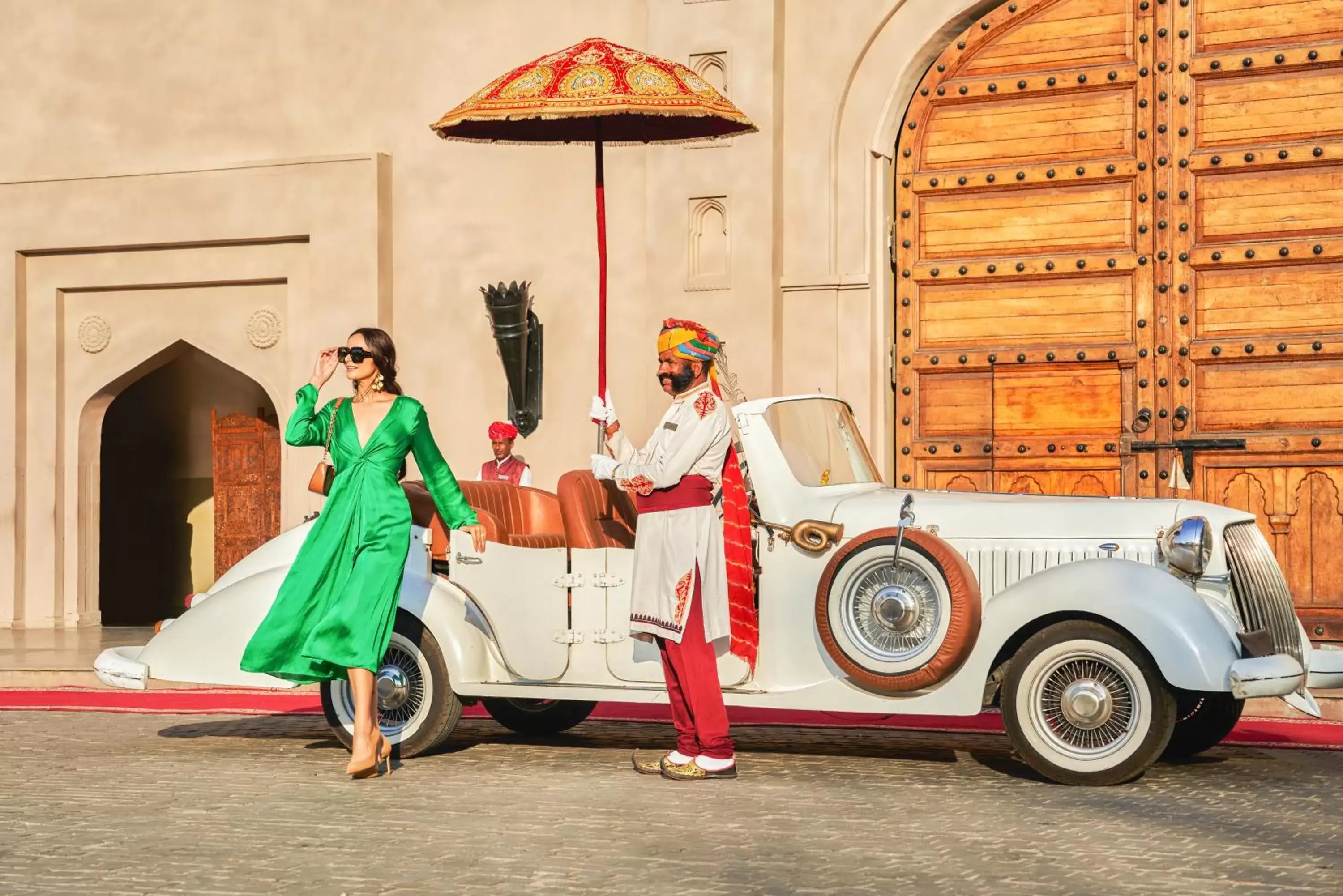 Facade/entrance in Fairmont Jaipur