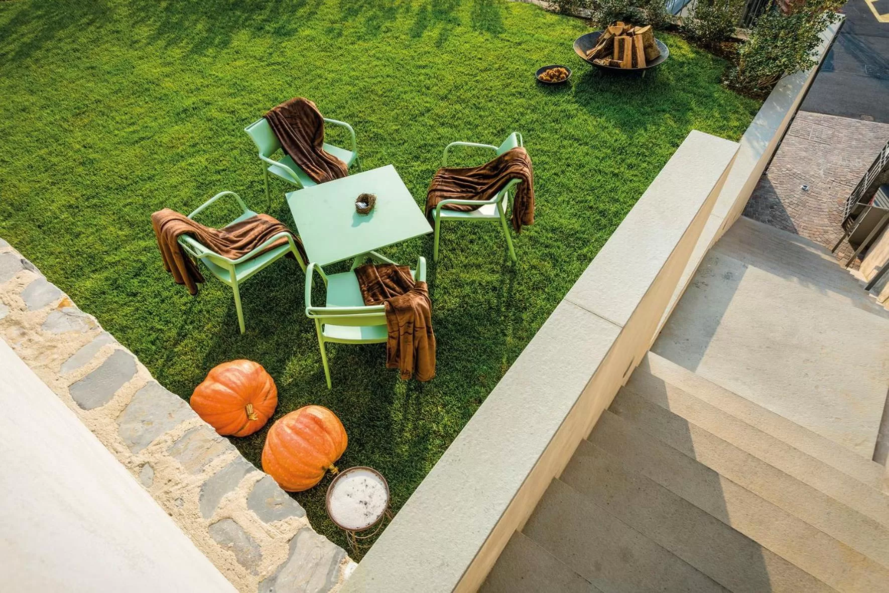 Garden view in La Ripa Boutique Hotel