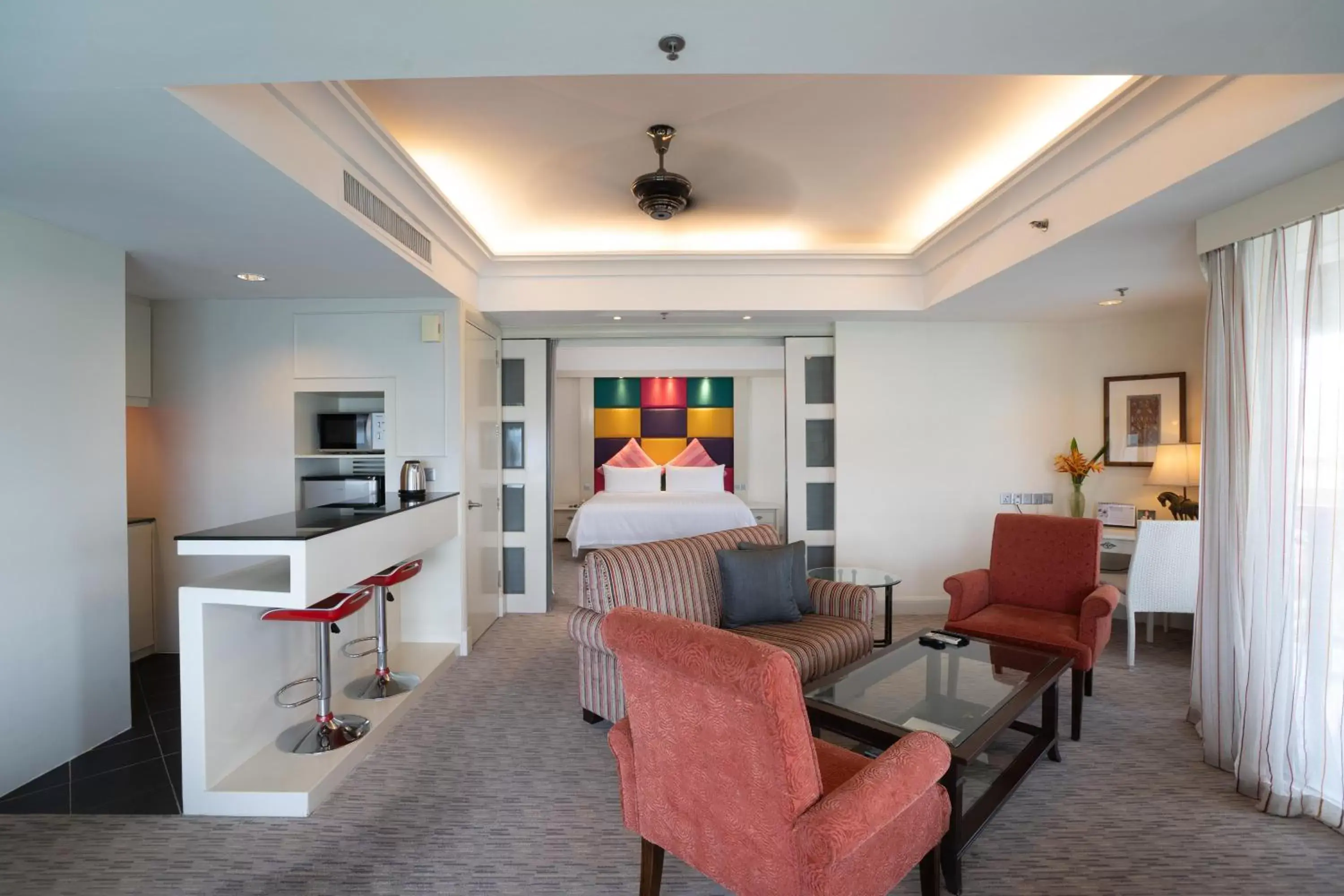 Bedroom, Seating Area in The Magellan Sutera Resort