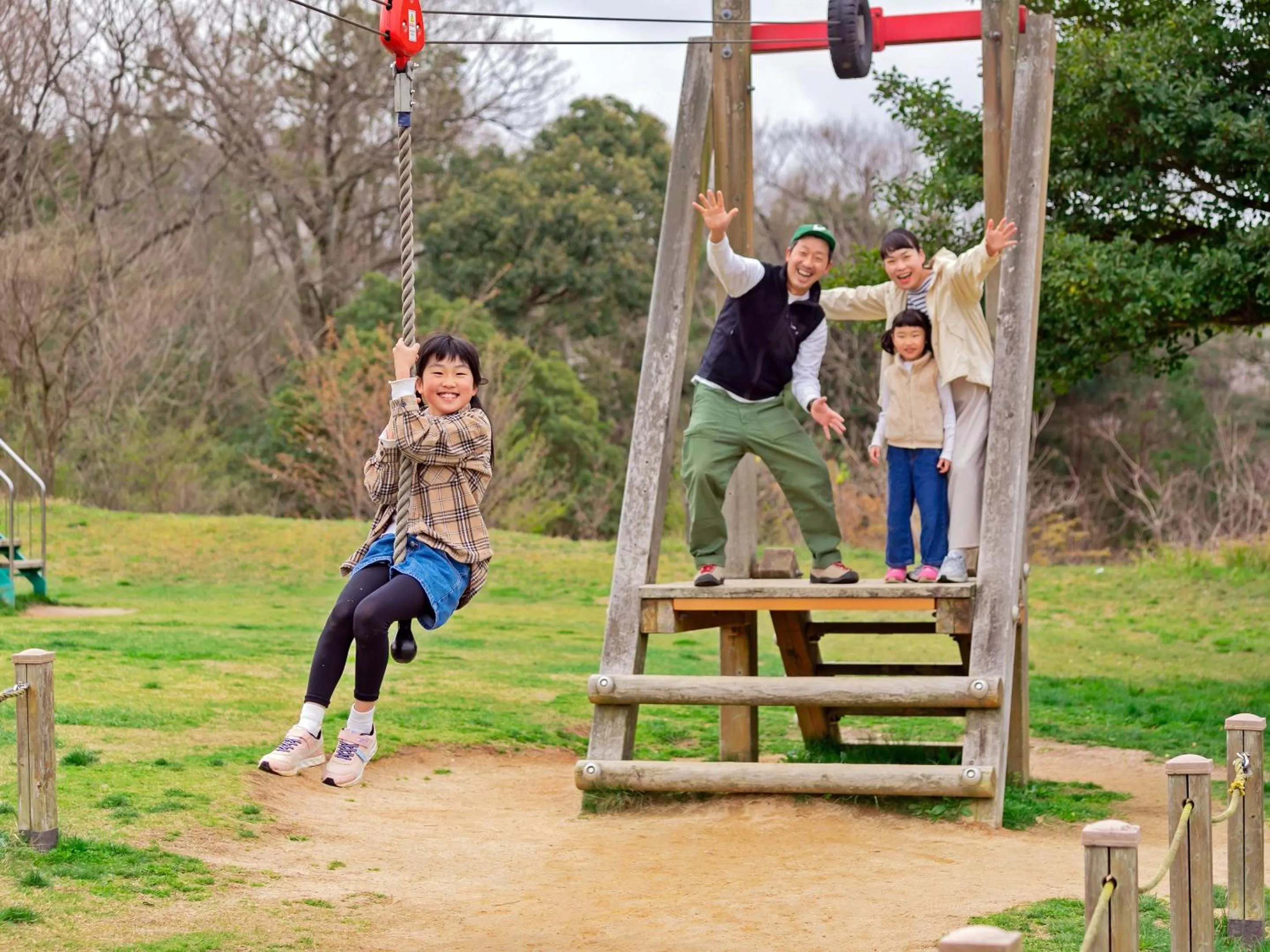Children play ground in Matsue Forest Park