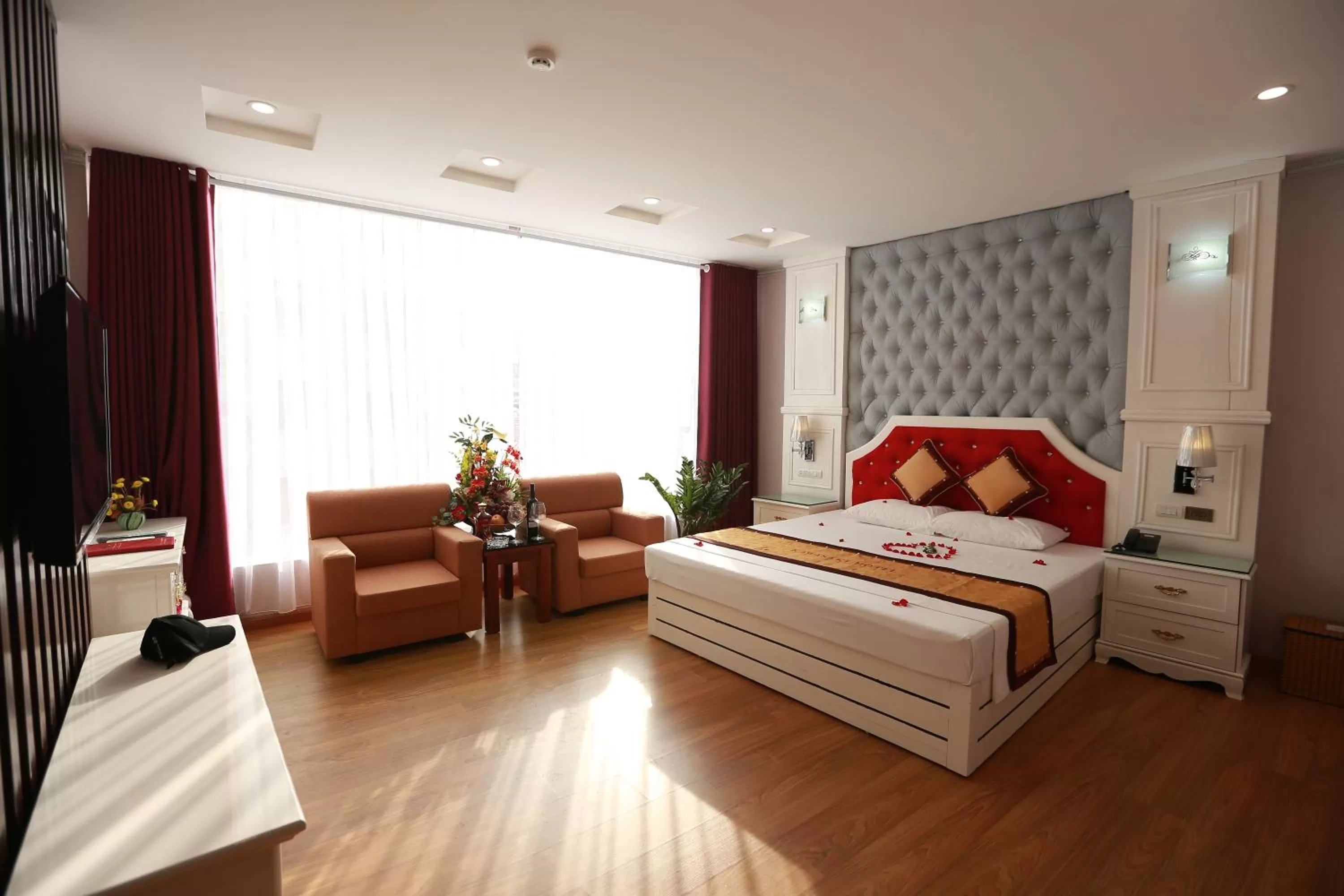 Bed in Kawasaki Hotel Cầu Giấy