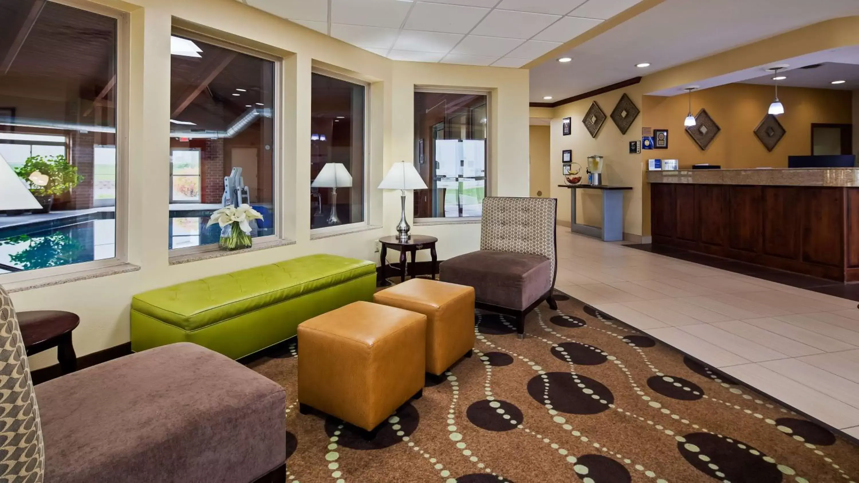 Lobby or reception, Lobby/Reception in Best Western Geneseo Inn