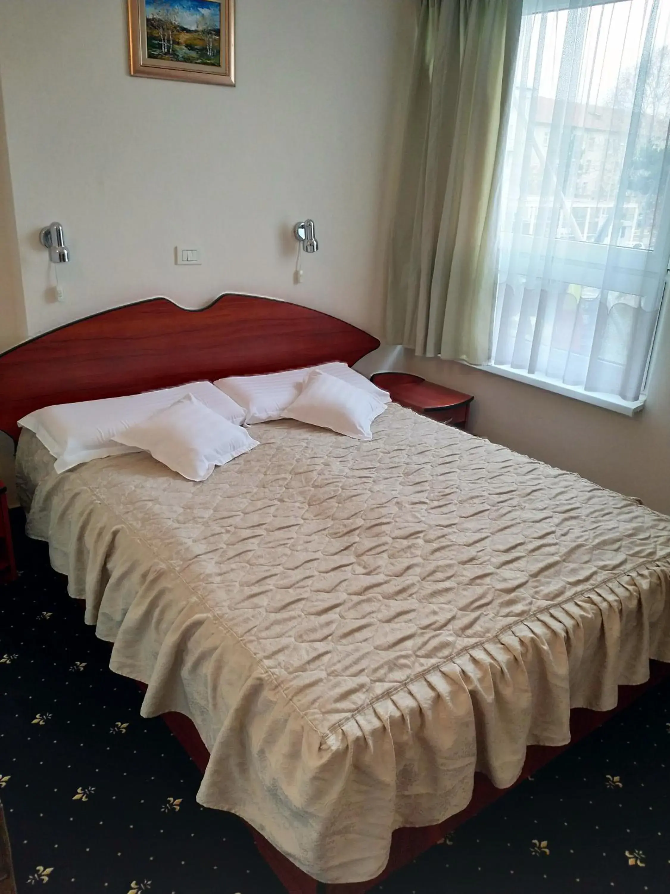 Bed in Hotel Egreta